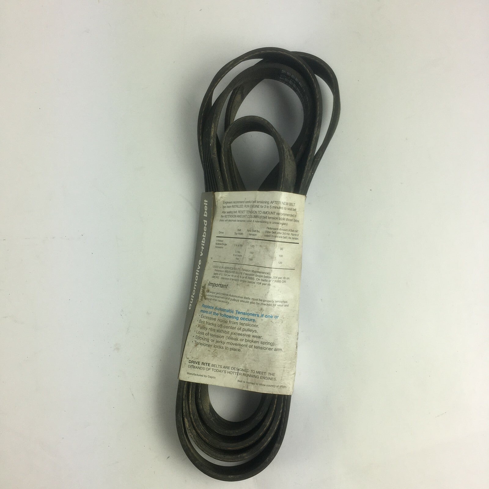 Genuine Drive Rite Automotive V-Ribbed Belt 5061000DR-6PK2540 A2