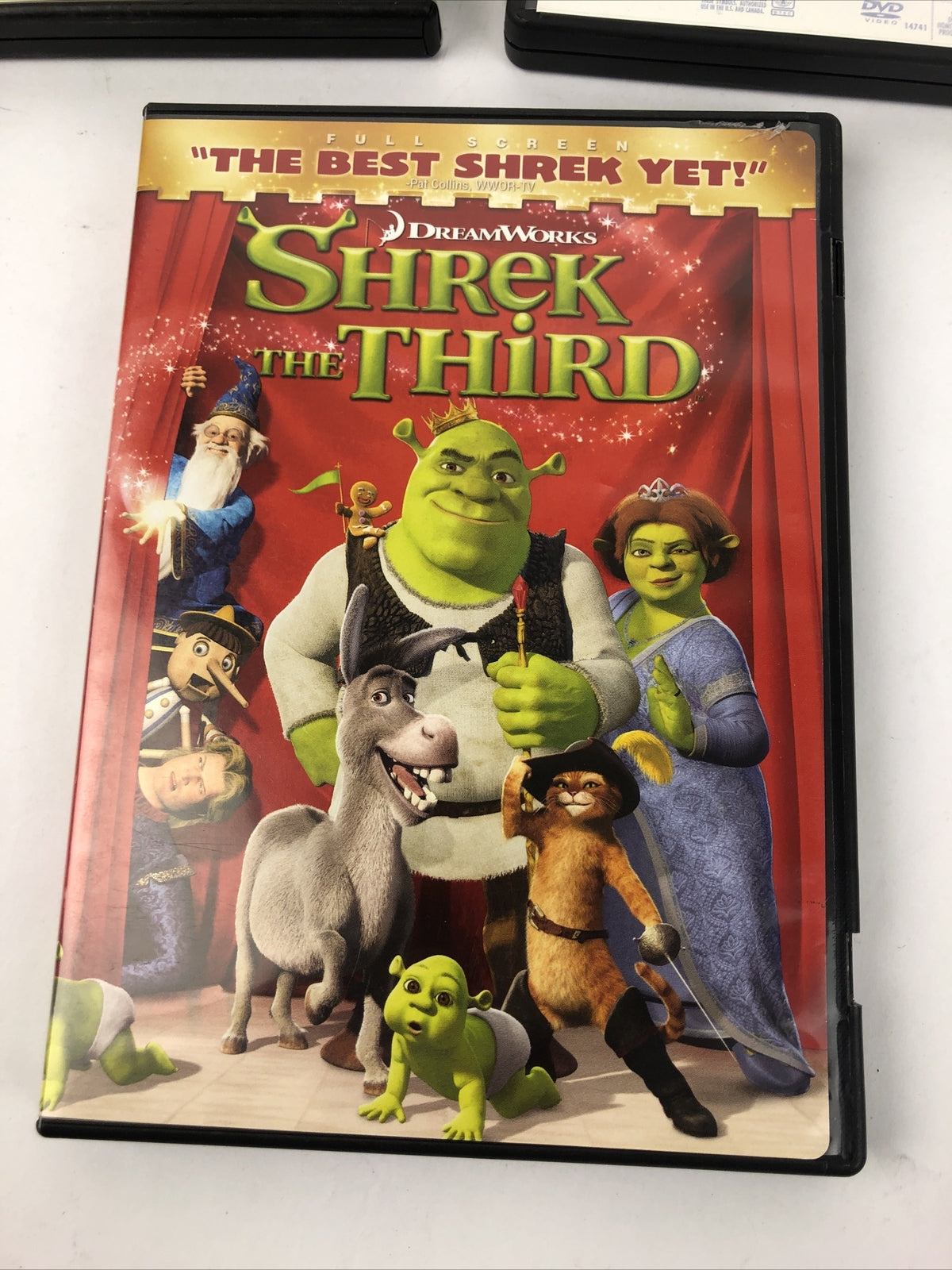 3 x DreamWorks SHREK DVD Lot: trilogy - 1 - 2 - 3 Cameron Diaz Eddie Murphy 