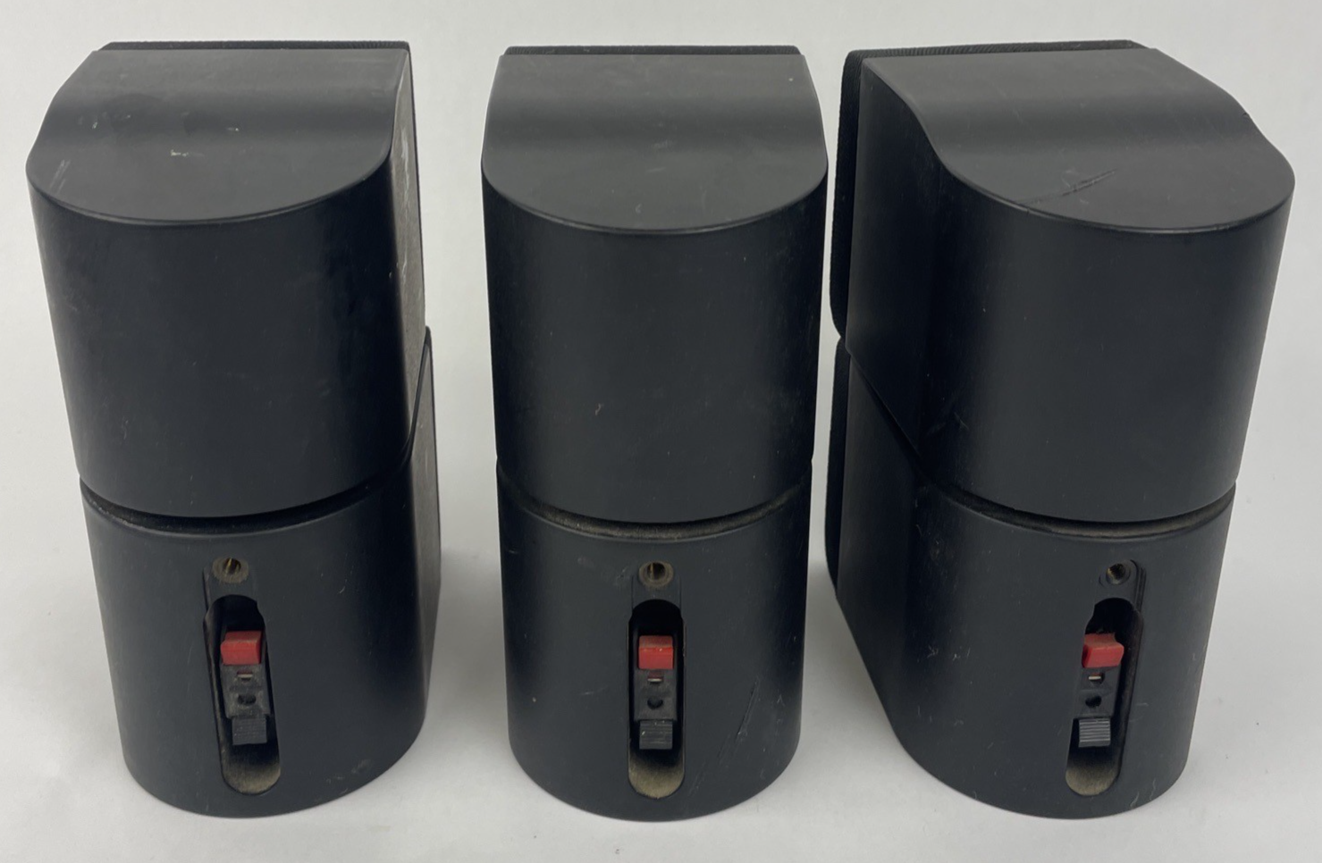OEM Bose Acoustimass Redline Classic Double Cube Speakers Black Set Of 3