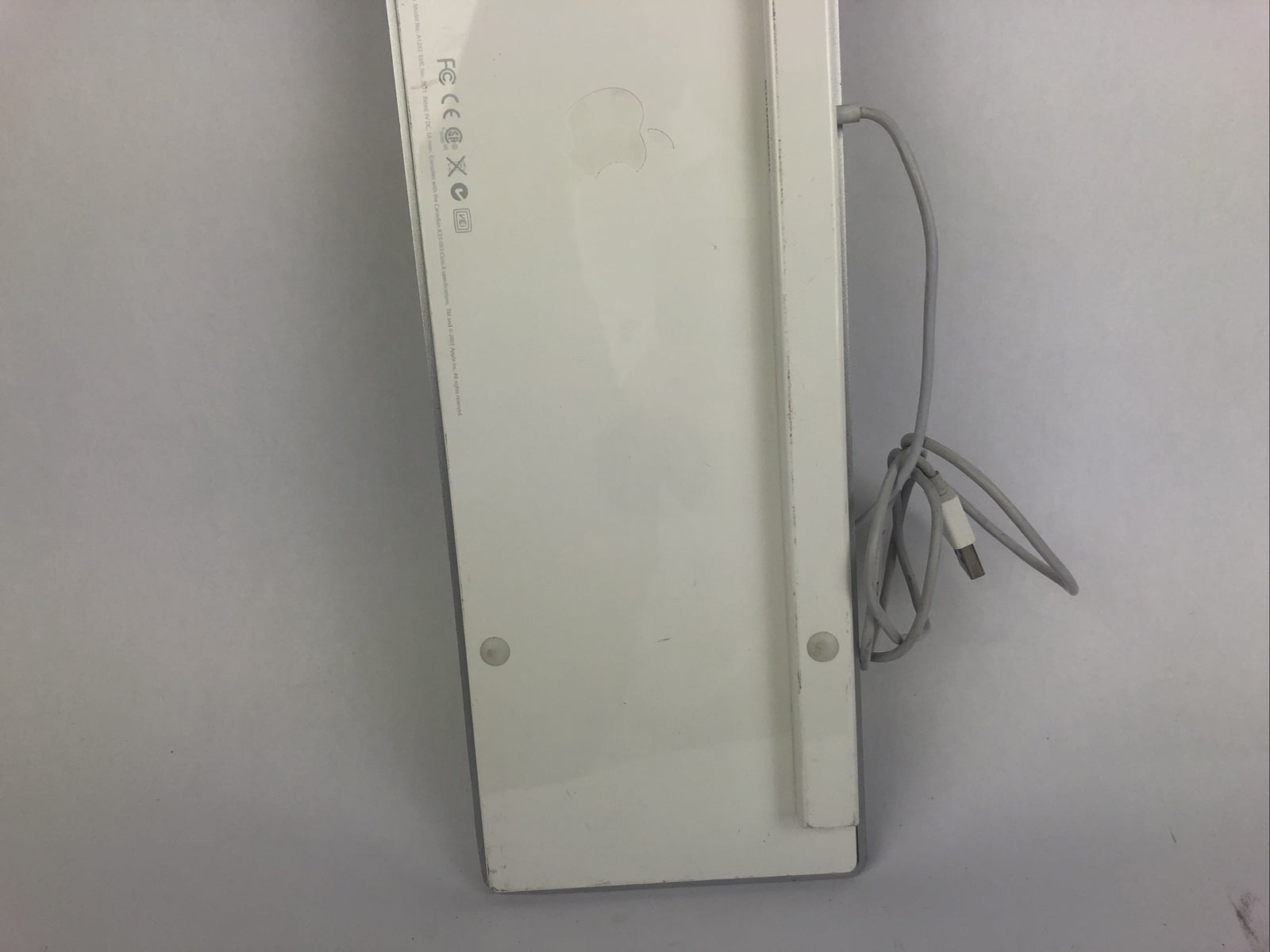 OEM Apple A1243 USB Wired Standard Keypad - White / Silver  - 1