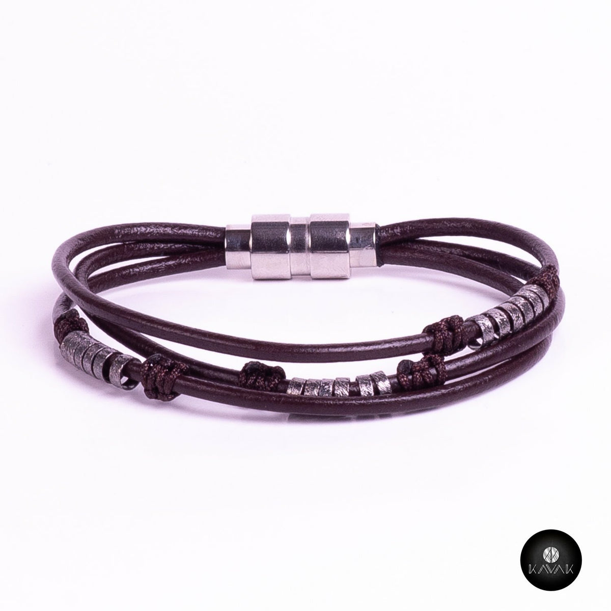 Kavak - Handmade Elegant Leather Man Adjustable Women's Bracelet