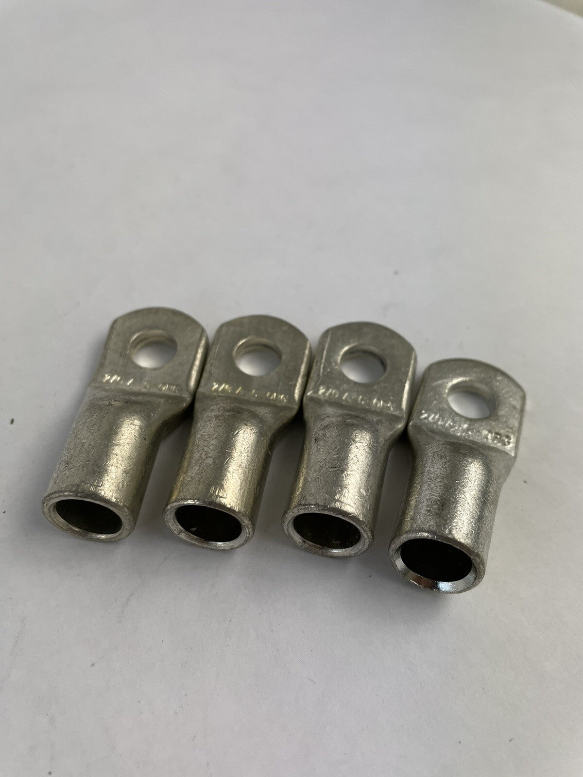 4 x Heavy Duty Battery Wire Ring Terminal 2/0 Gauge AWG Auto Cable Lug Connector