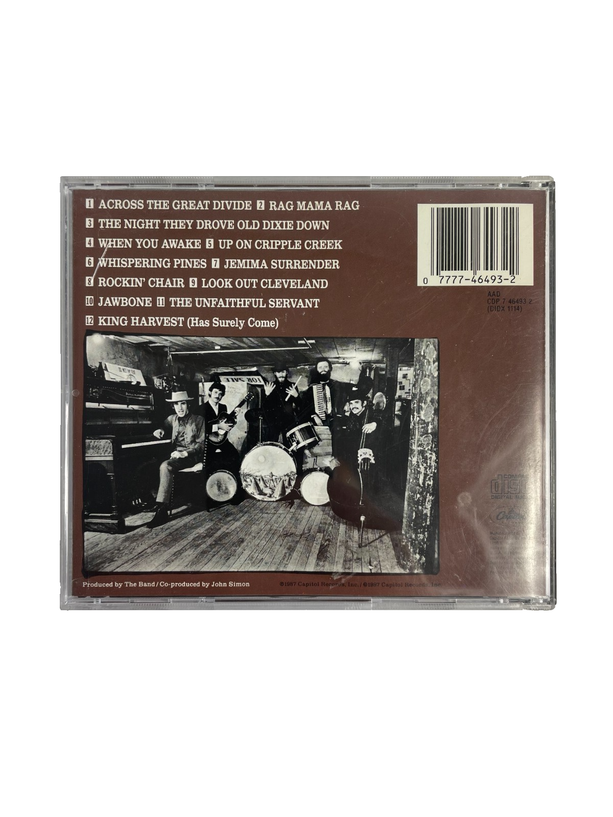 The Band Across The Great Divide Rag Mama Rag When You Awake Rockin' Chair CD#6