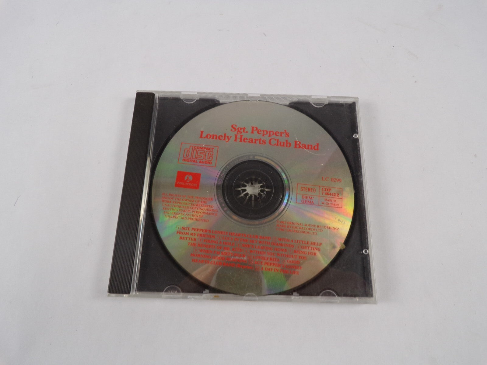 Sgt. Pepper's Lonely Hearts Club Band All Rights The Producer And Of The CD#5