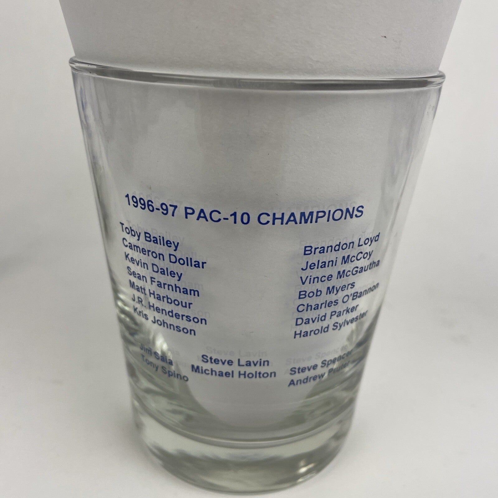 7 x UCLA Bruins Basketball Awards Banquet Highball Glass 96 97 98 99 00 01 02
