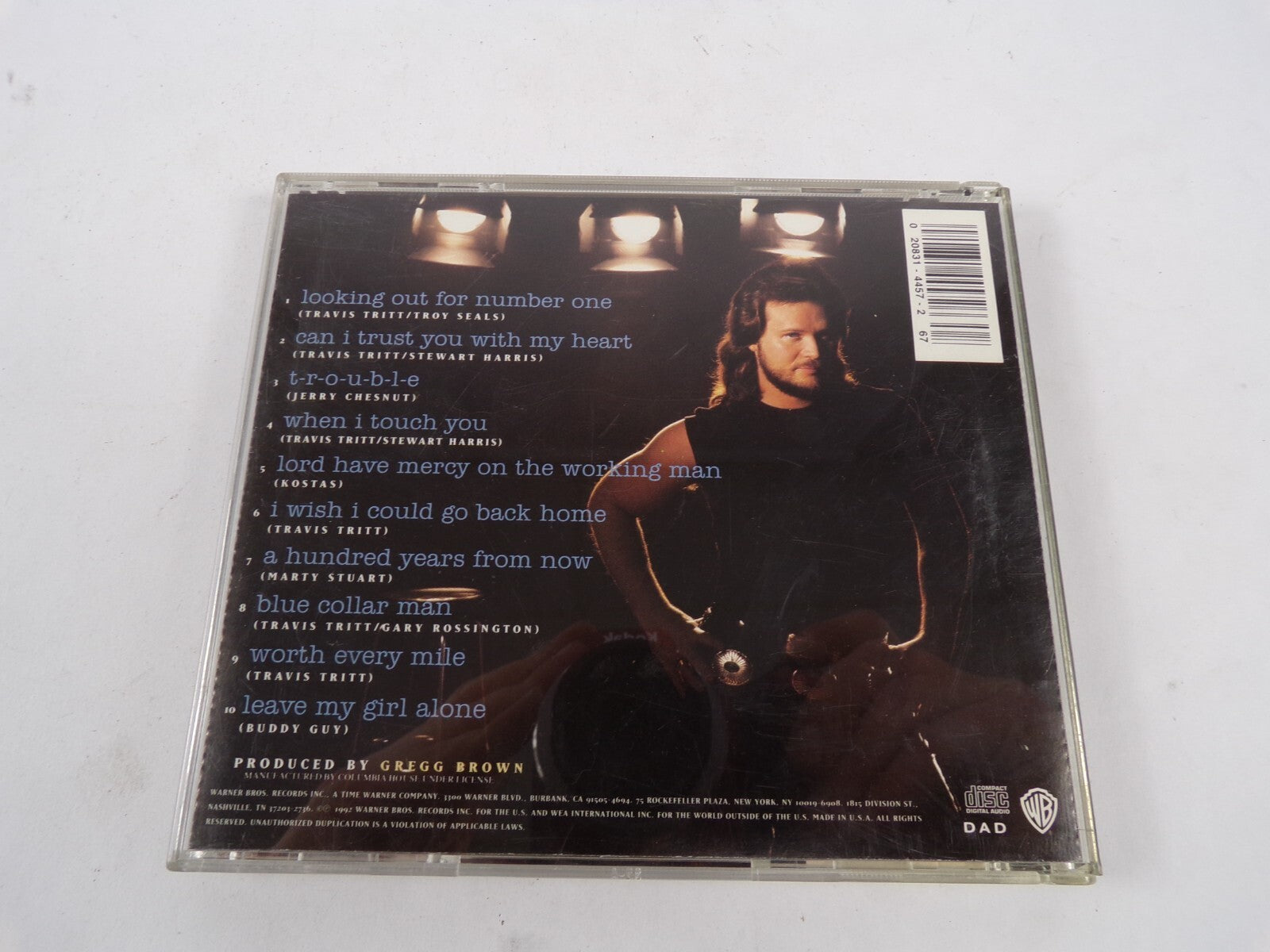 Travis T-R-O-U-B-L-E Tritt Look Out For Number One Blue Collar Man When I CD#39