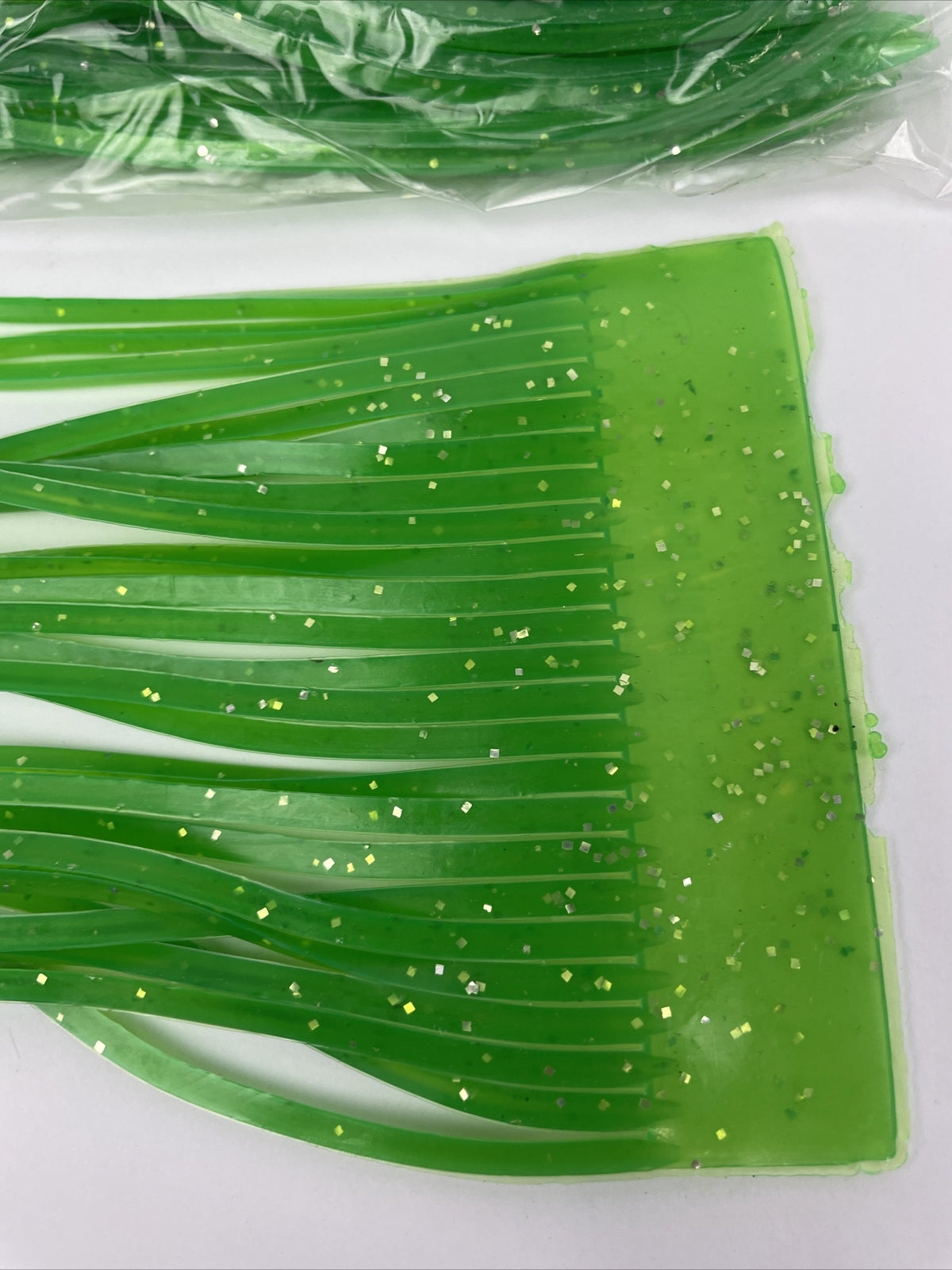 Newell MFG 10-pack offshore trolling fishing skirts green GRN for tuna marlin and wahoo lures