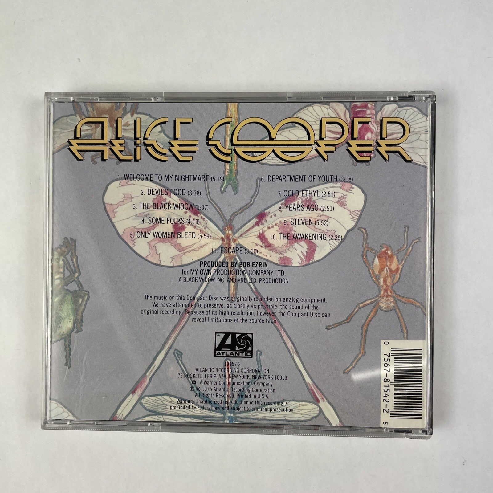 Alice Cooper - Welcome To My Nightmare  CD     #15