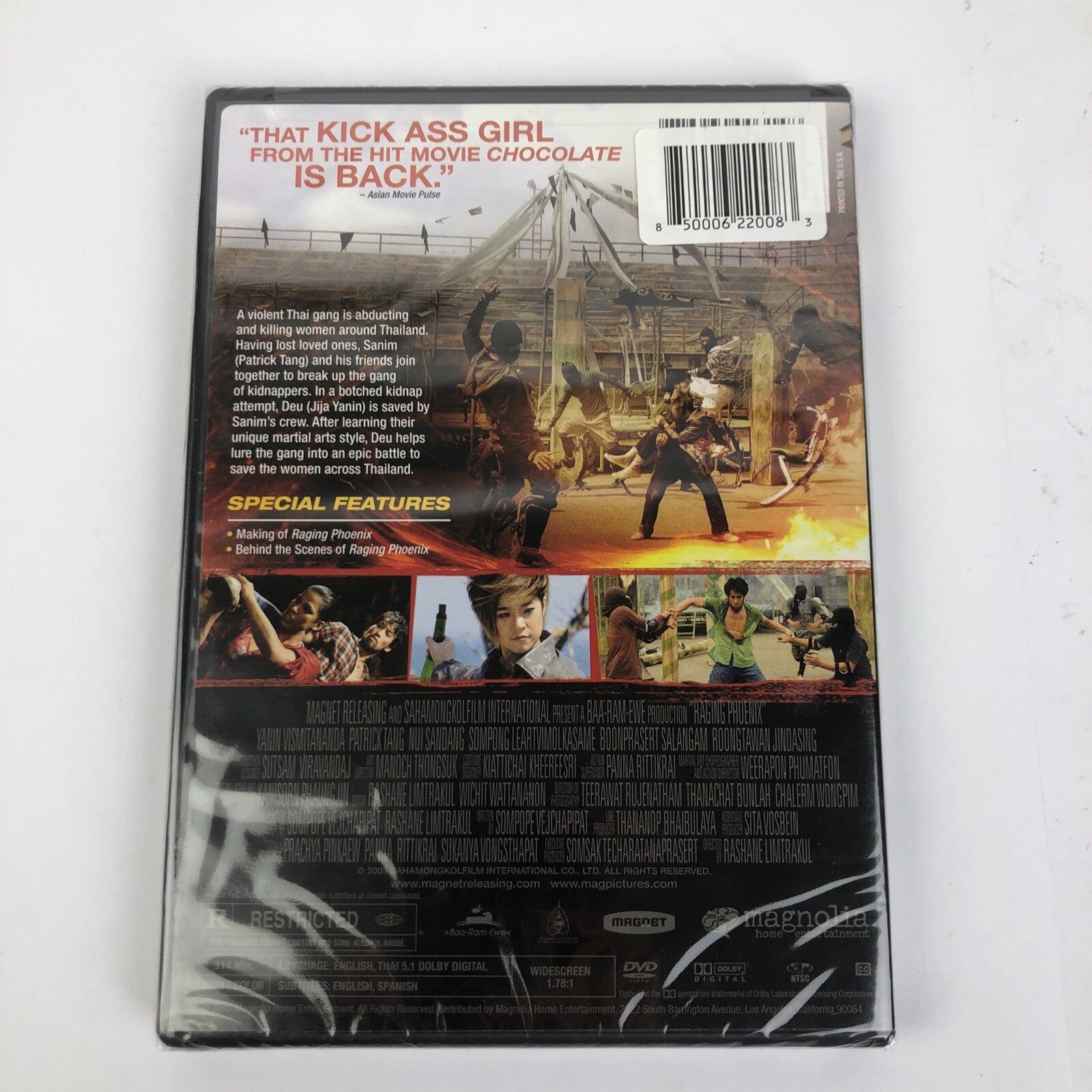 Raging Phoenix (DVD , 2009) JIJA YANIN * 114 min. Special Features NEW SEALED