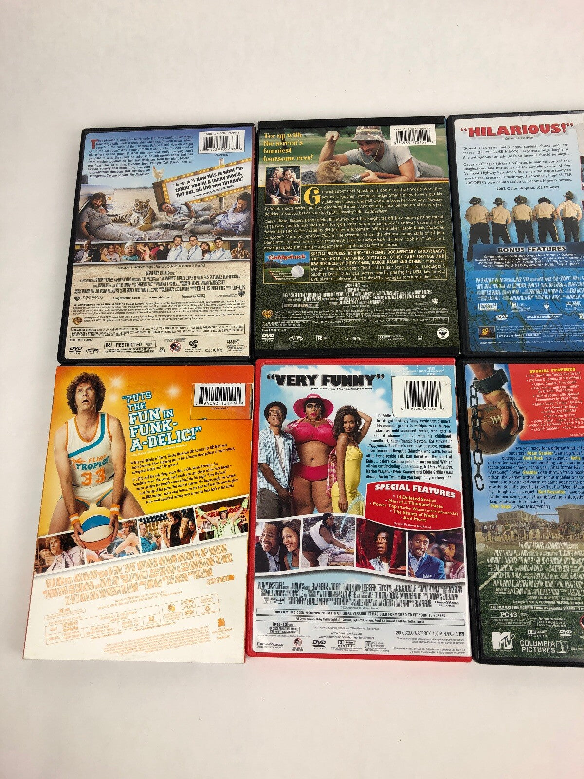 LOT OF 10 DVD MOVIES COMEDY CLASSICS FAST FREE SHIPPING * MINT DISCS