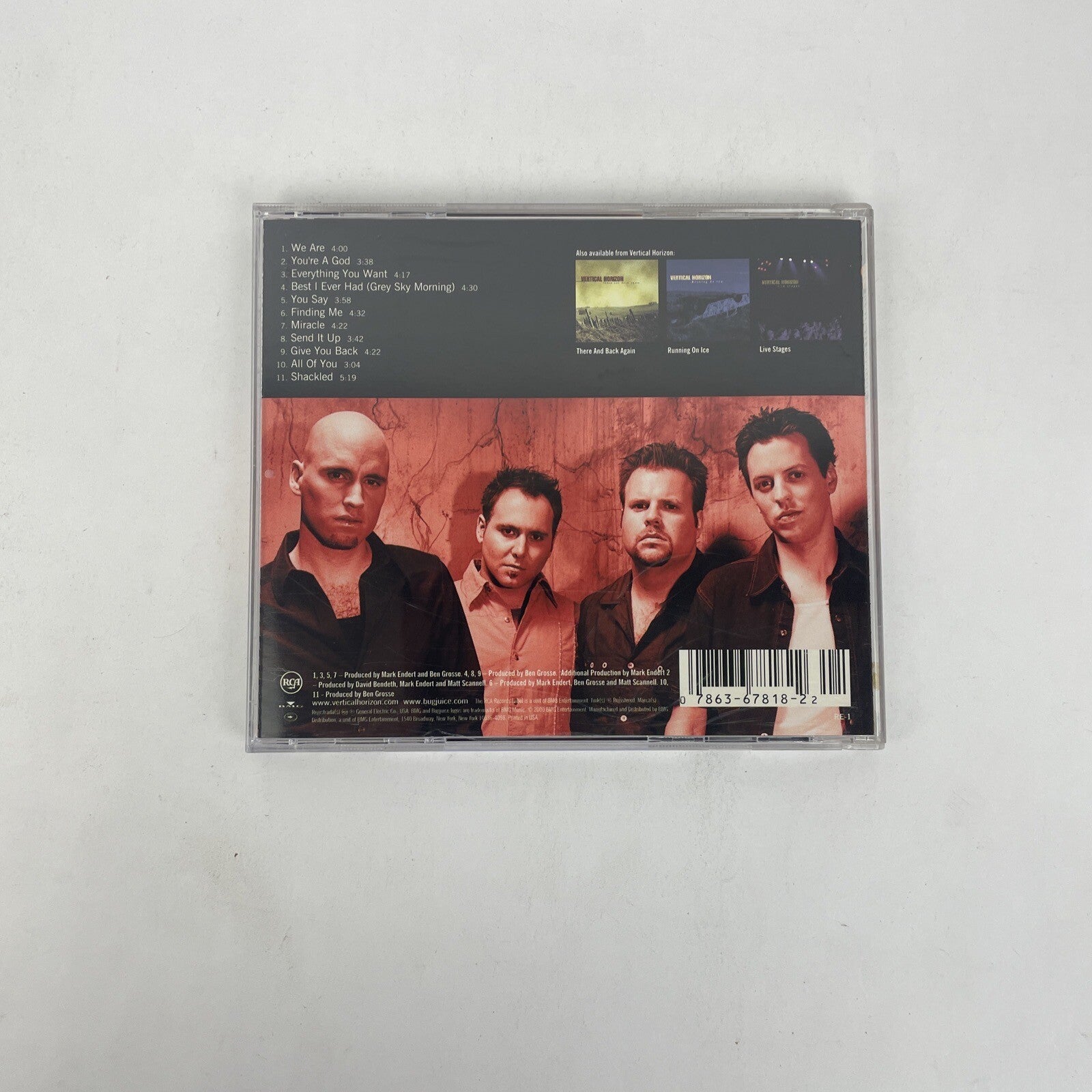 Vertical Horizon - Everything You Want (Digital Audio CD, 2000 BMG Records)  UVW