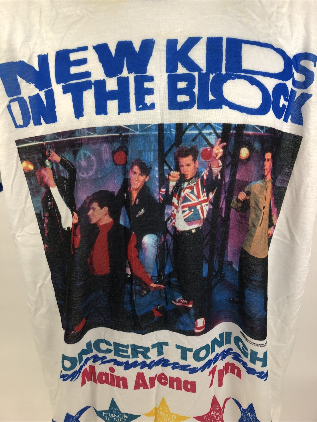 New Kids on the Block NKOTB Nightshirt Rock Nites Sleepwear 89-90 Hangin' Tough