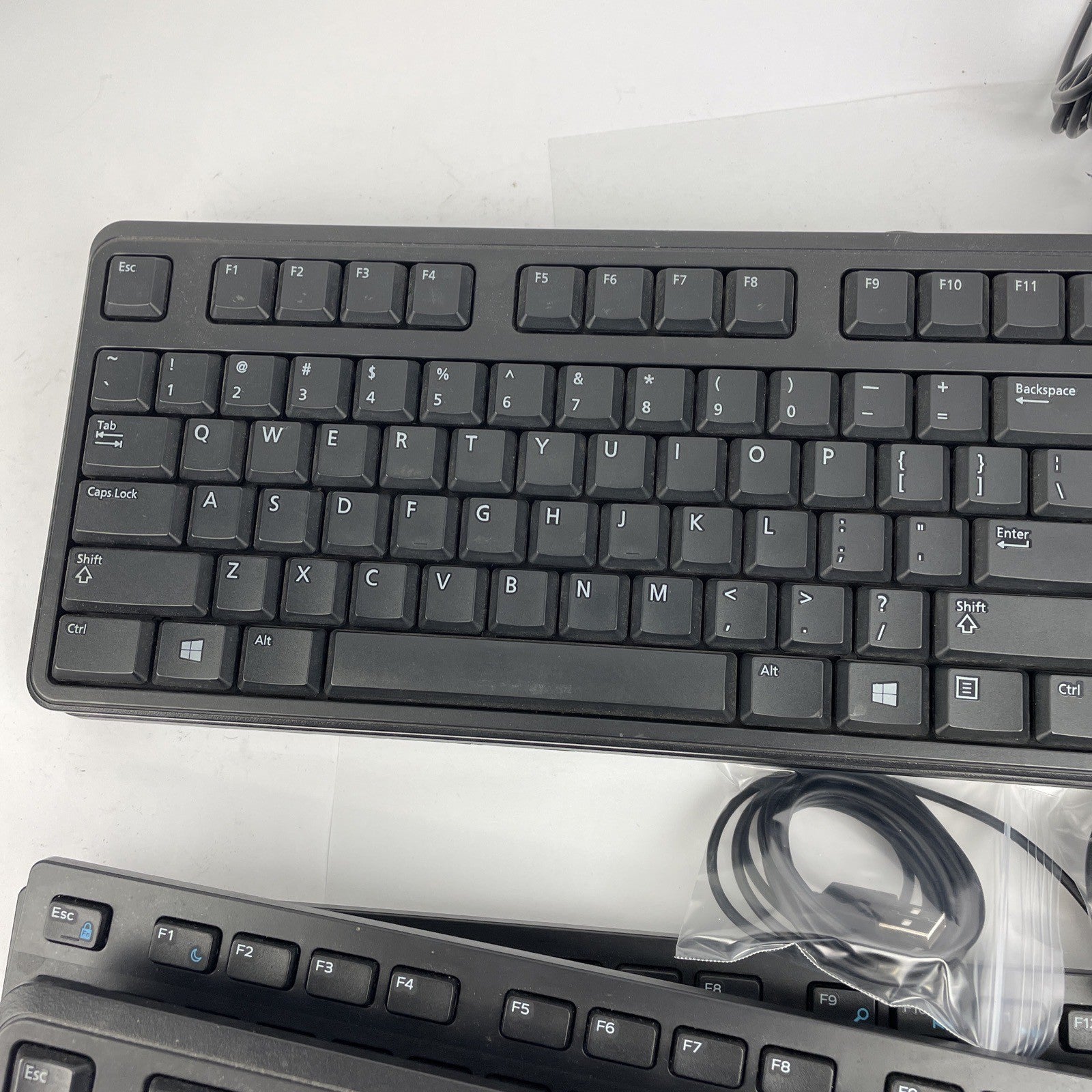 Dell Multimedia Wired Keyboard (s) - Black Lot of 5 - 2 x KB216 - 3 x KB4021 VGC
