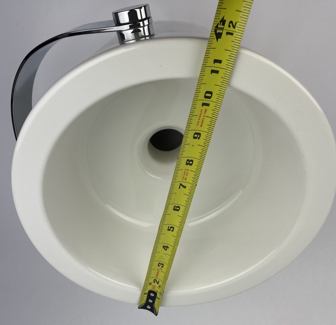 Scarabeo by Nameeks Bucket Bathroom Lavabo Sink 8801 OD 11.25" 9" Tall Chrome