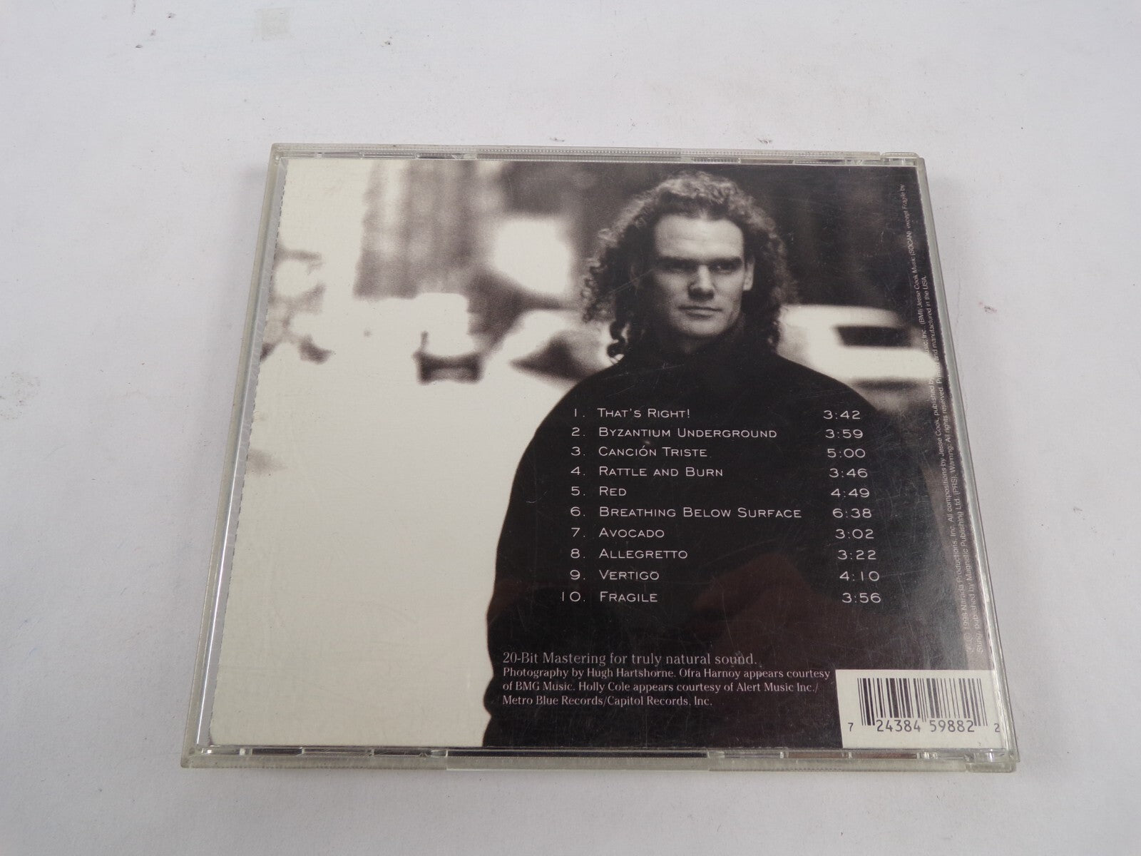 Vertigo Jesse Cook That's Right Byzantium Underground Cancion Triste CD #43