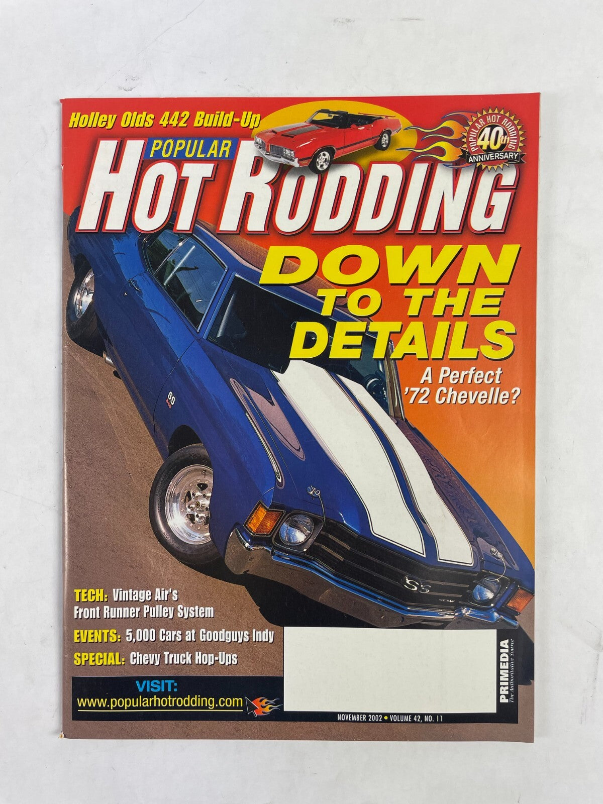 November 2002 Hot Rodding Magazine Down To The Details A Perfect 72 Chevelle