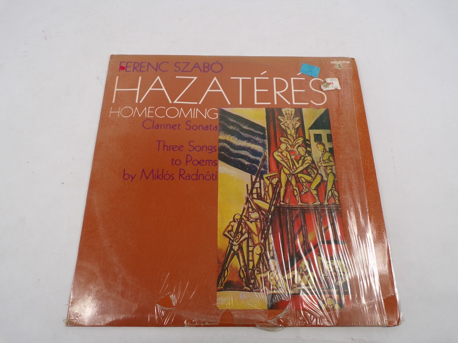 Ferenc Szabó Homecoming Clarinet Sonata and Three Songs music score