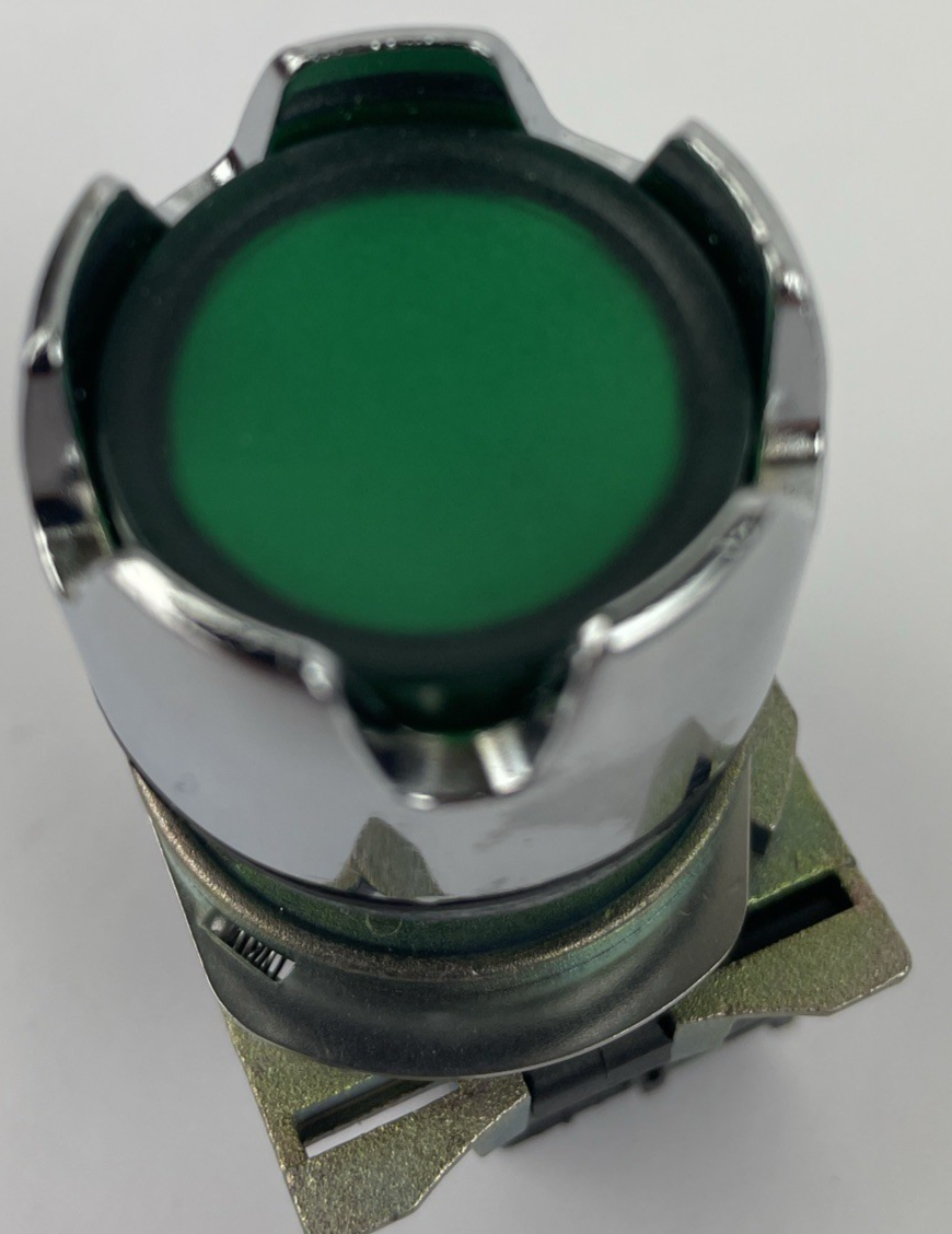 AB Illuminated Momentary Push Button Green Guarded 800FM-LG3 w 2 800F X01 Ser. A