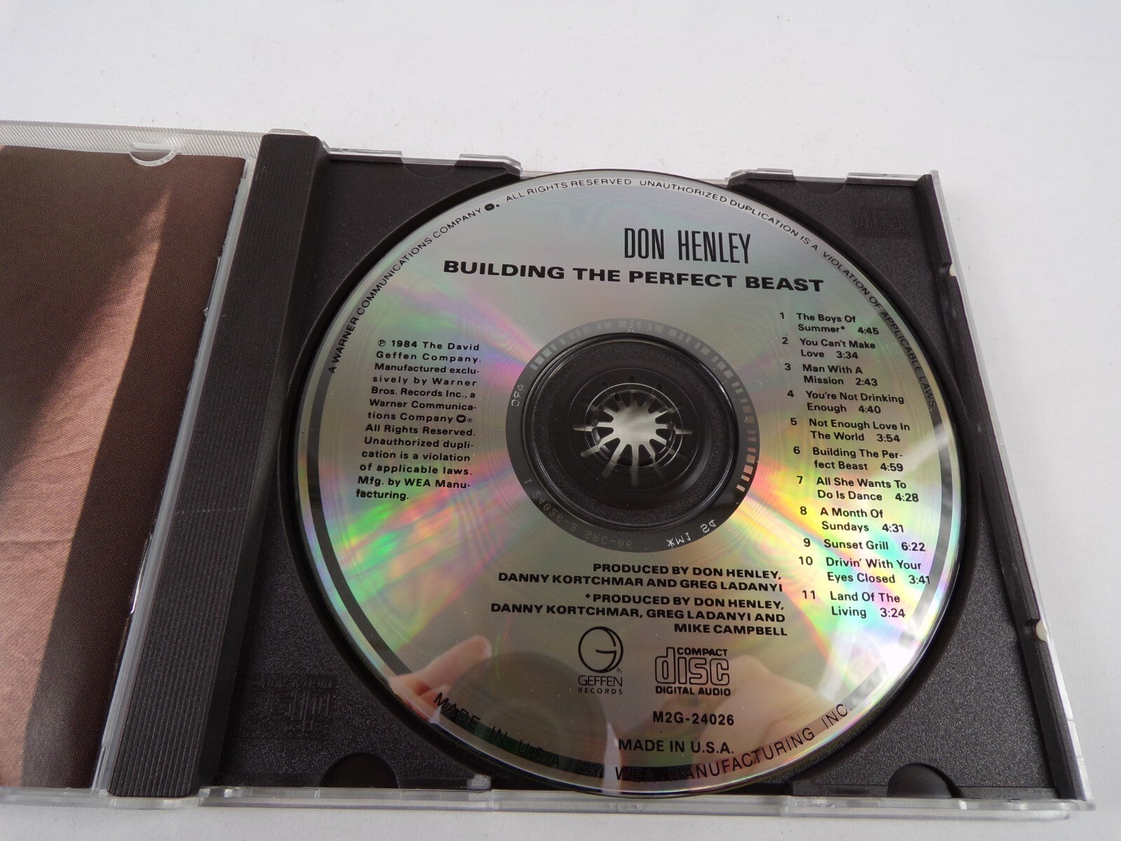 Don Henley Building The Perfect Beast The Boys Of Summer Land Of The LivingCD#21