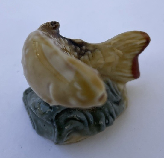 Vintage Wade Whimsies Trout Figurine Original 1972 Made in England w Hallmark