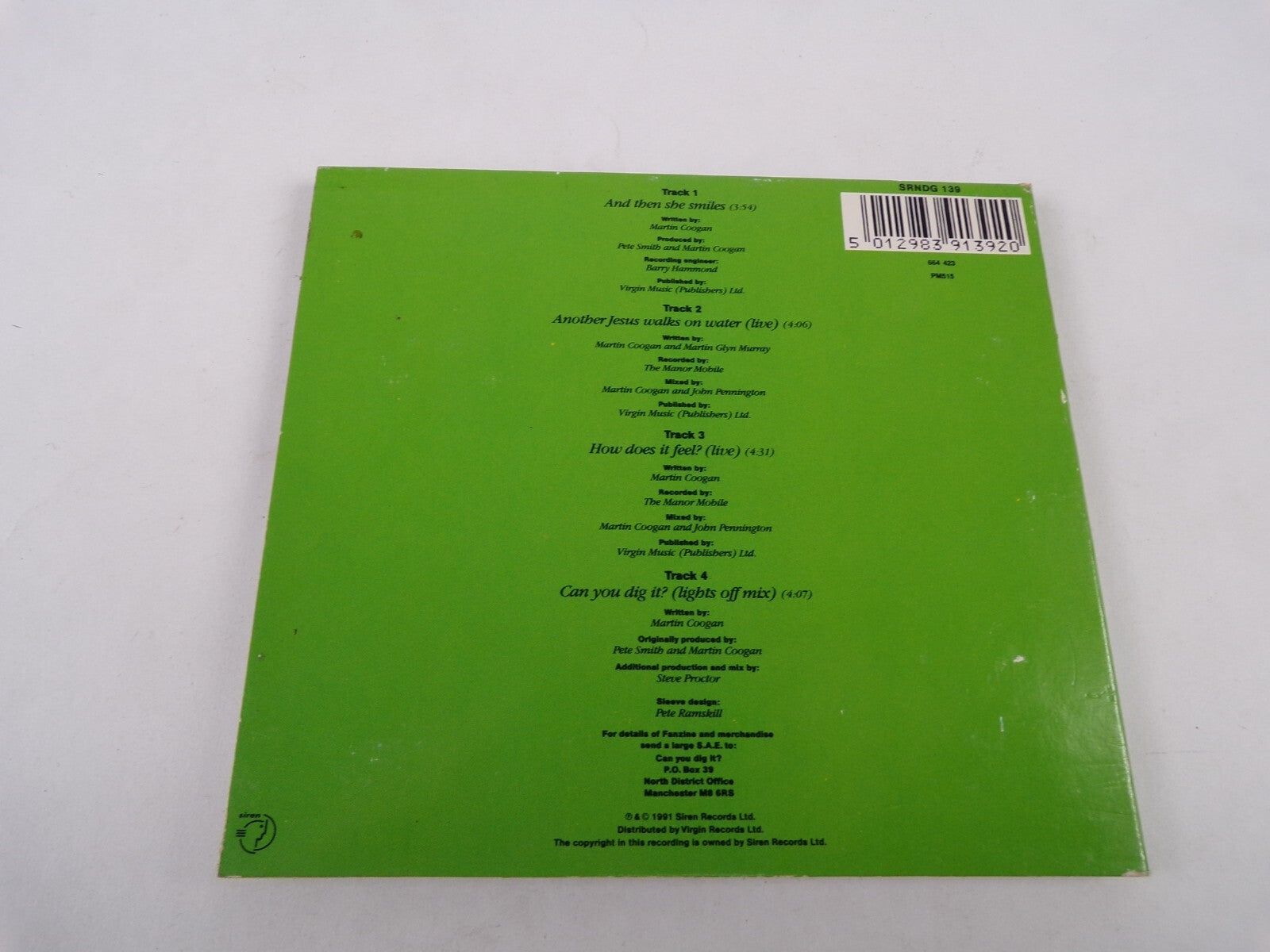 The Mock Turtles And Then Sbe Smiles Martin Coogan And Martin Glyn Murray CD#34