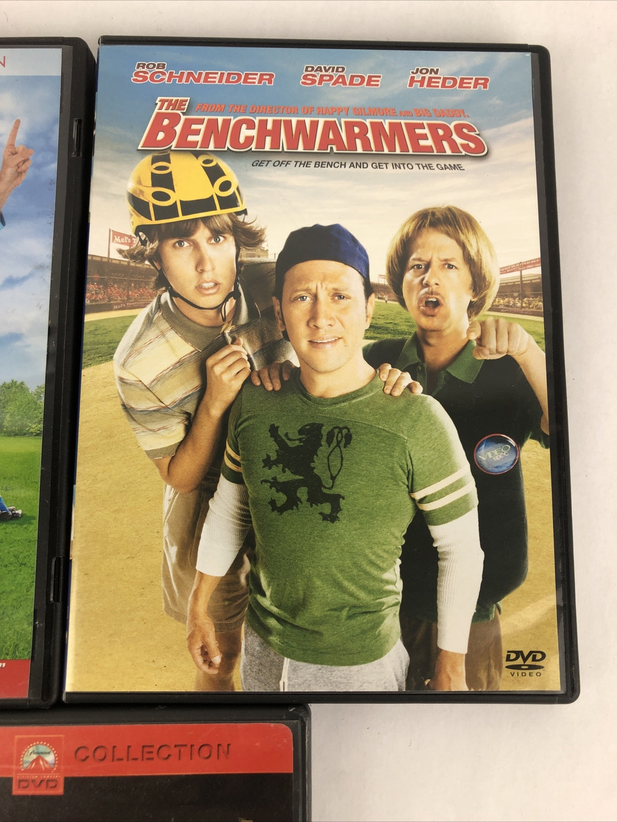 Lot of 3 Silly Funny Sports Movies (DVD) Bundle Benchwarmers Kicking & screaming