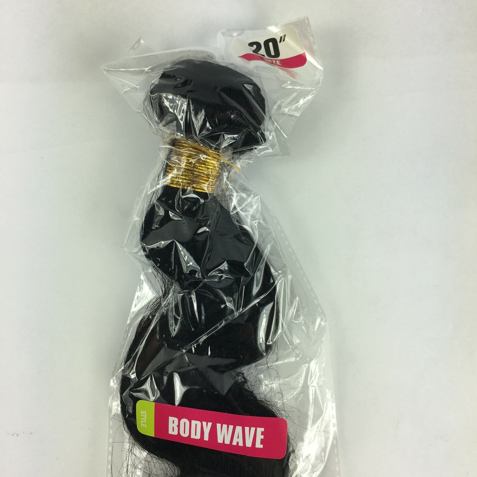 20-inch natural black A3 human hair body wave extension