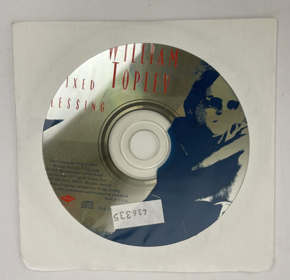 WILLIAM TOPLEY - Mixed Blessing - Digital Audio CD Mercury Records - Mint disc