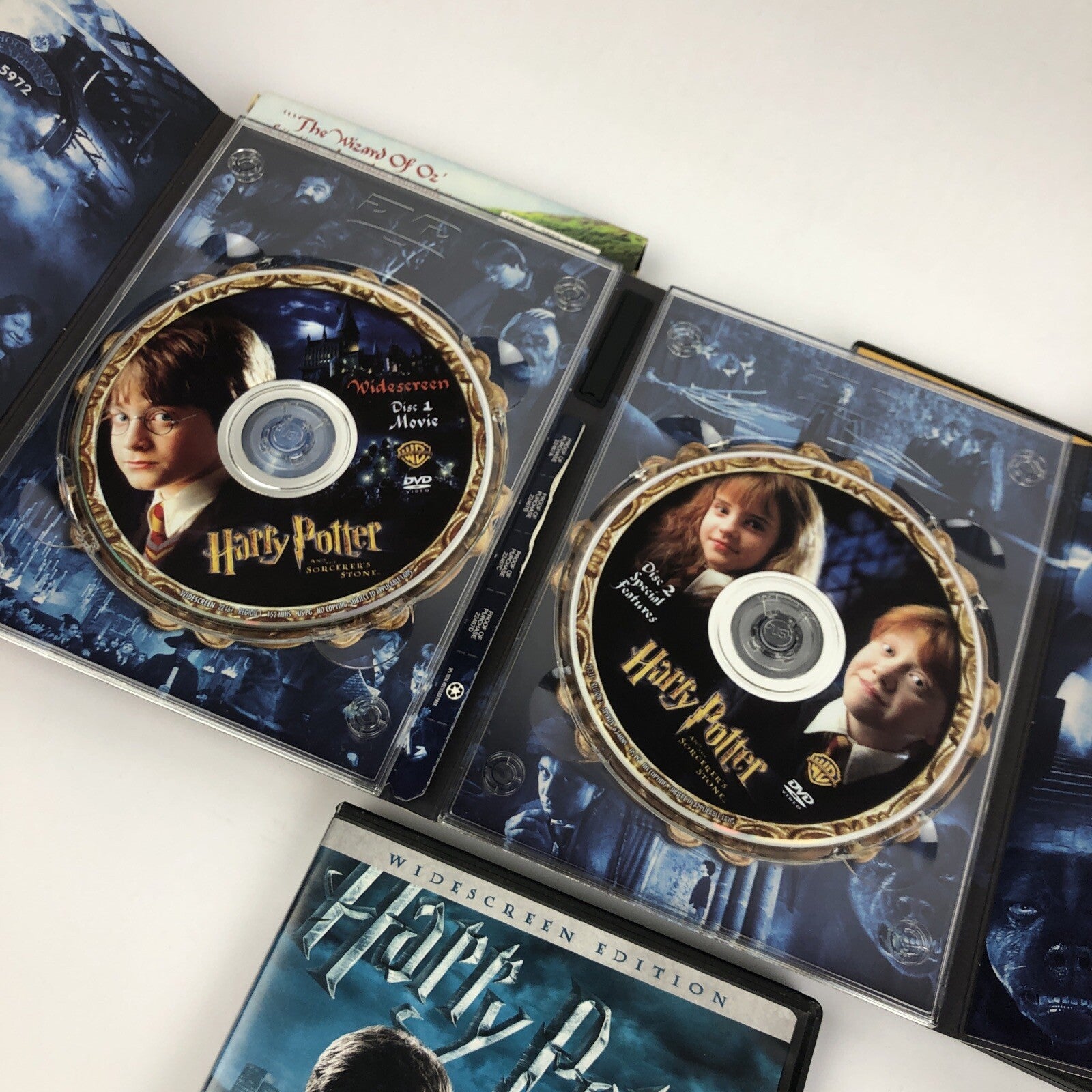 Harry Potter and the Sorcerers Stone Chamber Of Secrets Half-Blood Prince DVDs