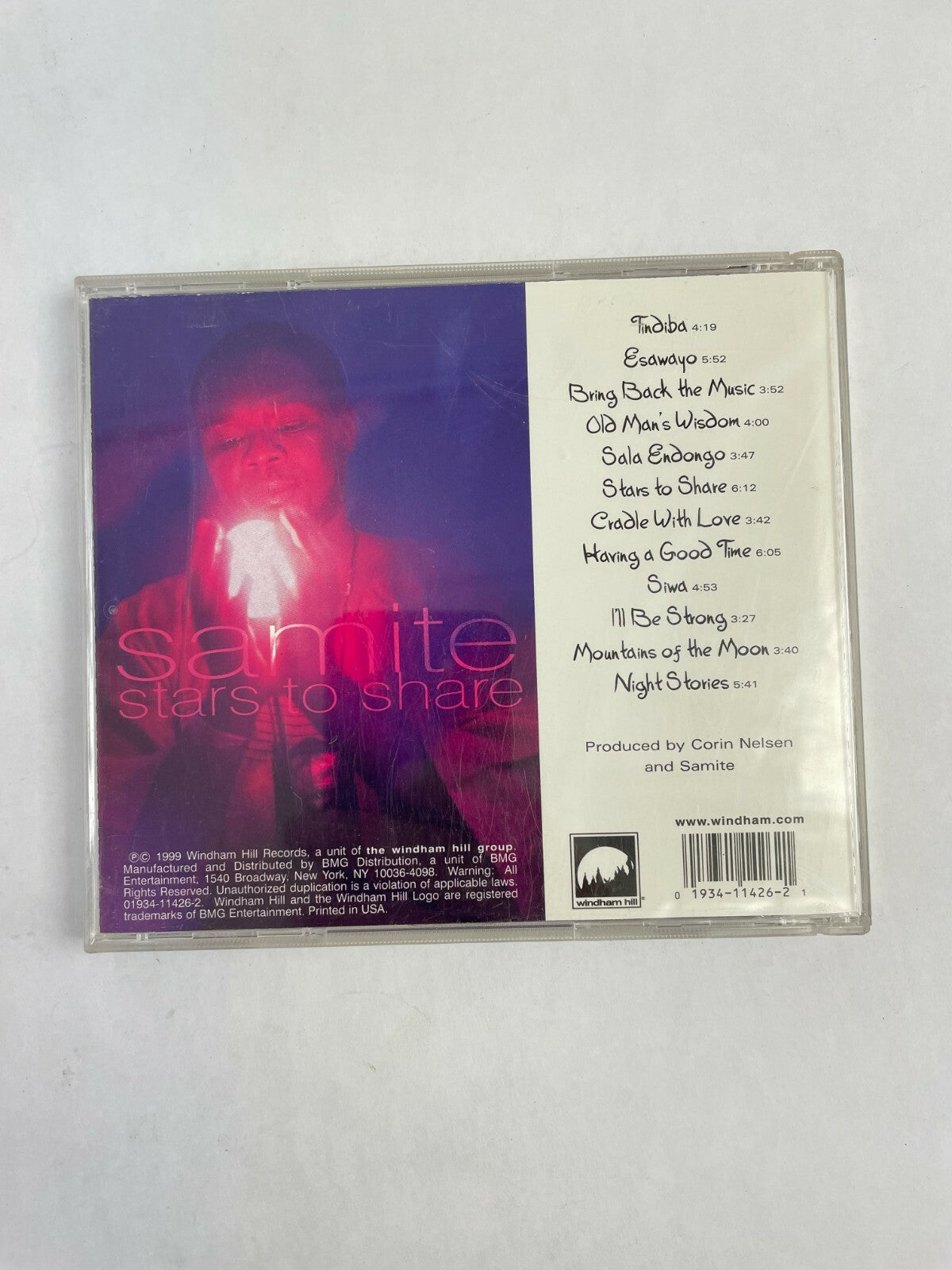 Samite Stars to share Produced by Corin Nelsen and Samite Windham Hill Record Q1