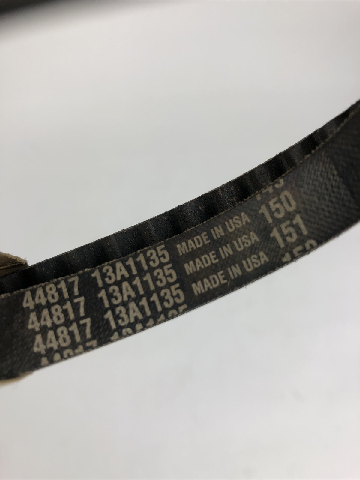 Drive Rite 17448DR 13A1135 automotive cogged V-belt OEM replacement accessory drive belt for reliable engine performance A1.