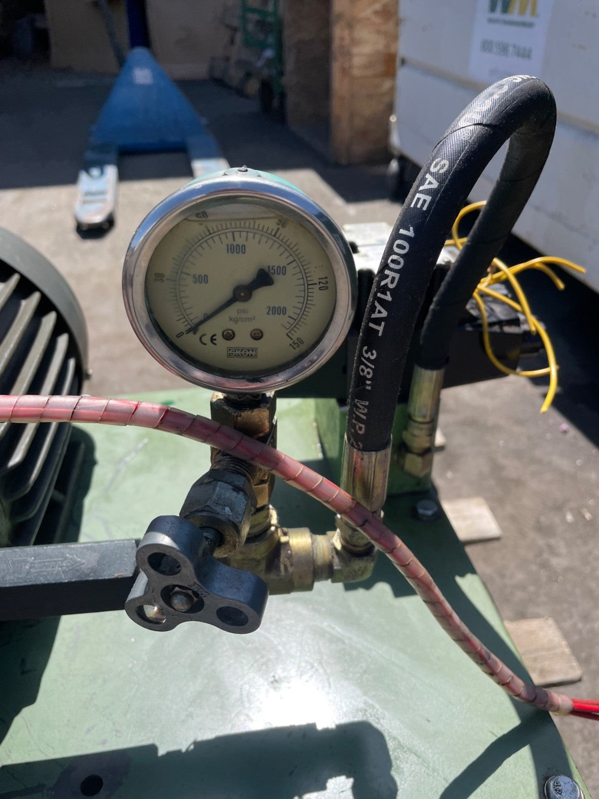 Shen Yu 2HP Hydraulic Power Unit 10 Gallon Tank 10.5 GPM 220/380V 3PH Vane Pump