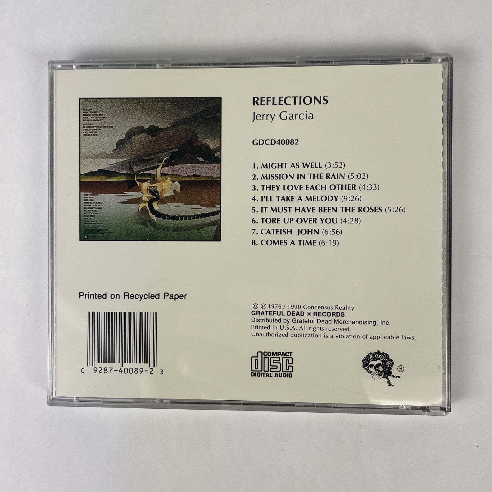 Jerry Garcia - Reflections CD 1990  #28 