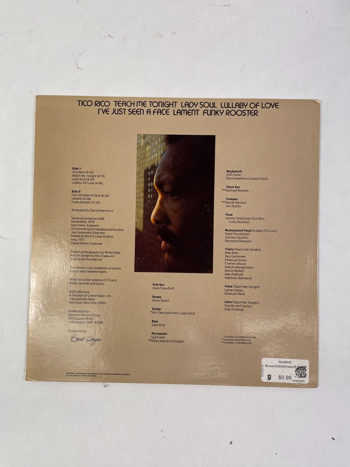 Hank Crawford Tico Rico Teach Me Tonight Lady Soul Lullaby Of Love Vinyl Record