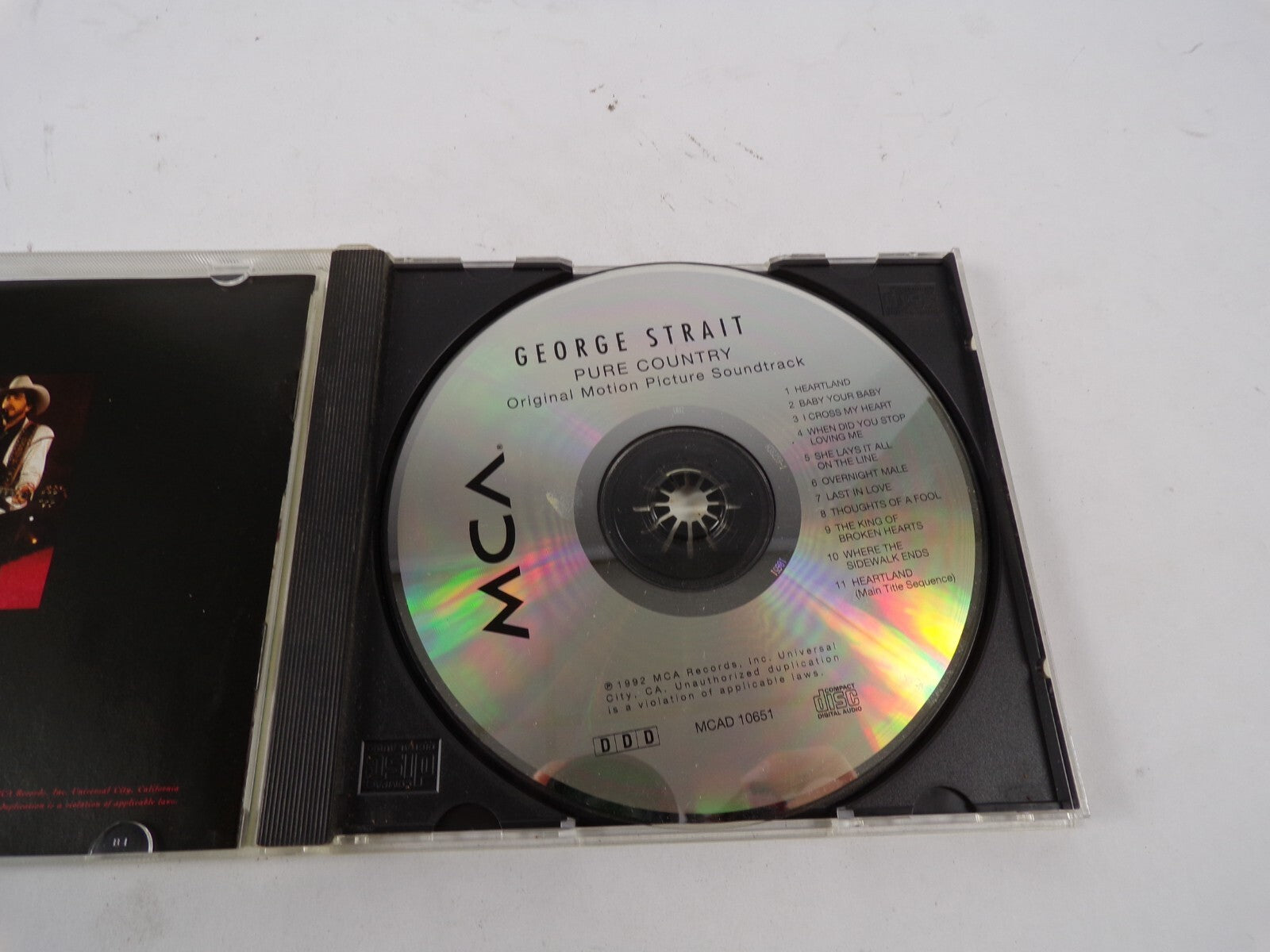 George Strait Pure Country Original Motion Picture Soundtrack Heartland CD#16