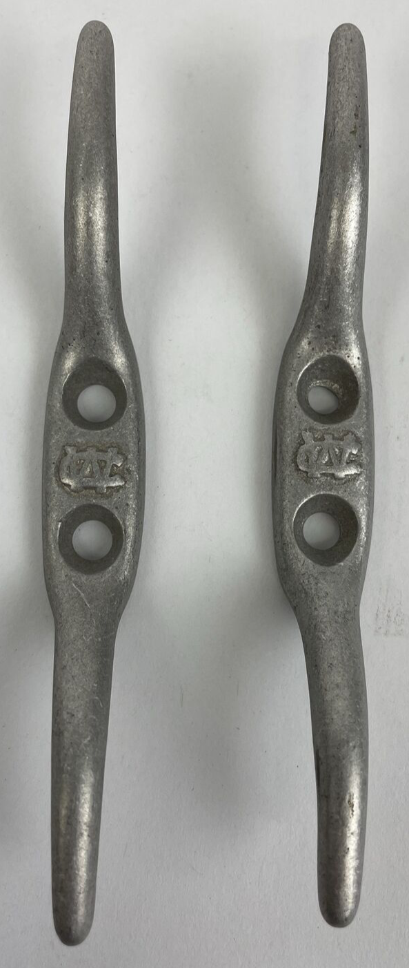 OEM Wilcox Crittenden Aluminum Lightweight Boat Cleat Sail Dock Marine 4 1/2"