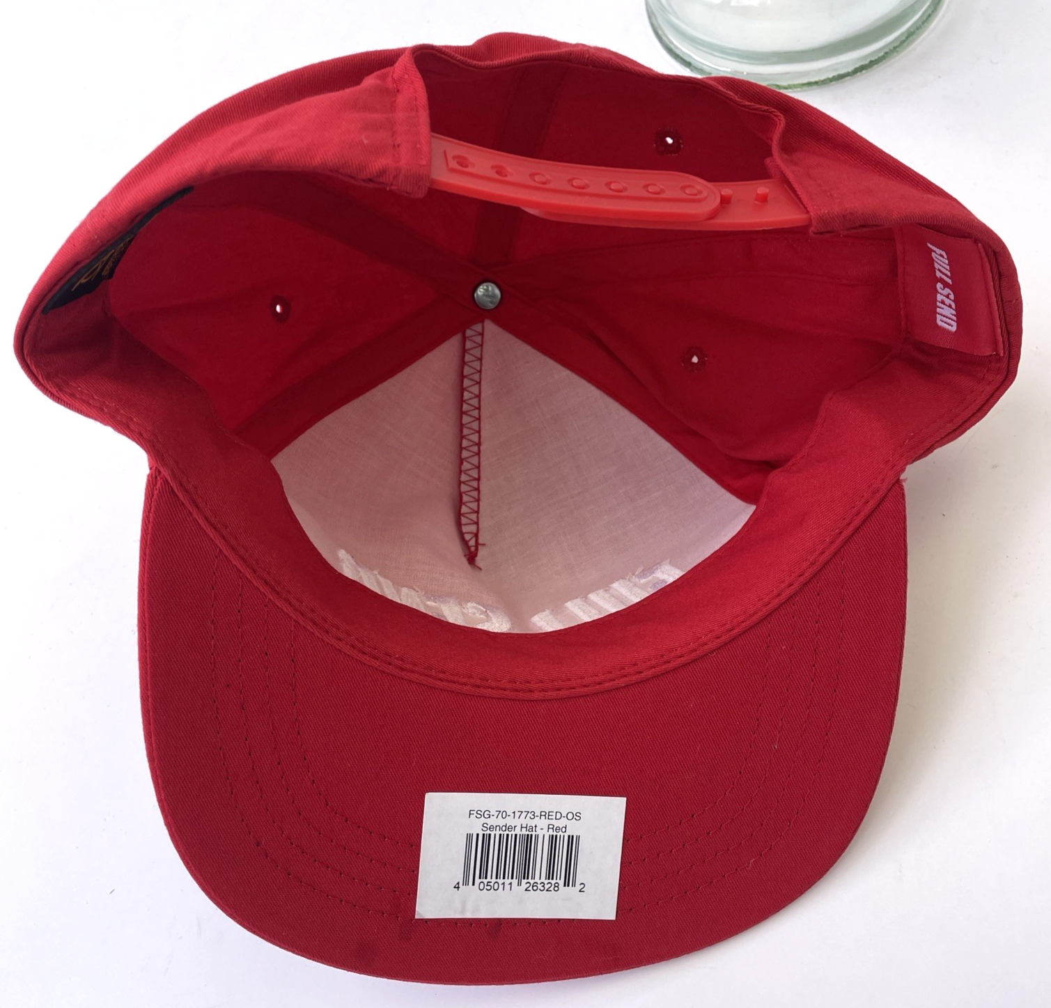 Full Send Red Snapback The Classic by Yupoong Nelk Boys FSG-70-1773-RED-OS OSFA