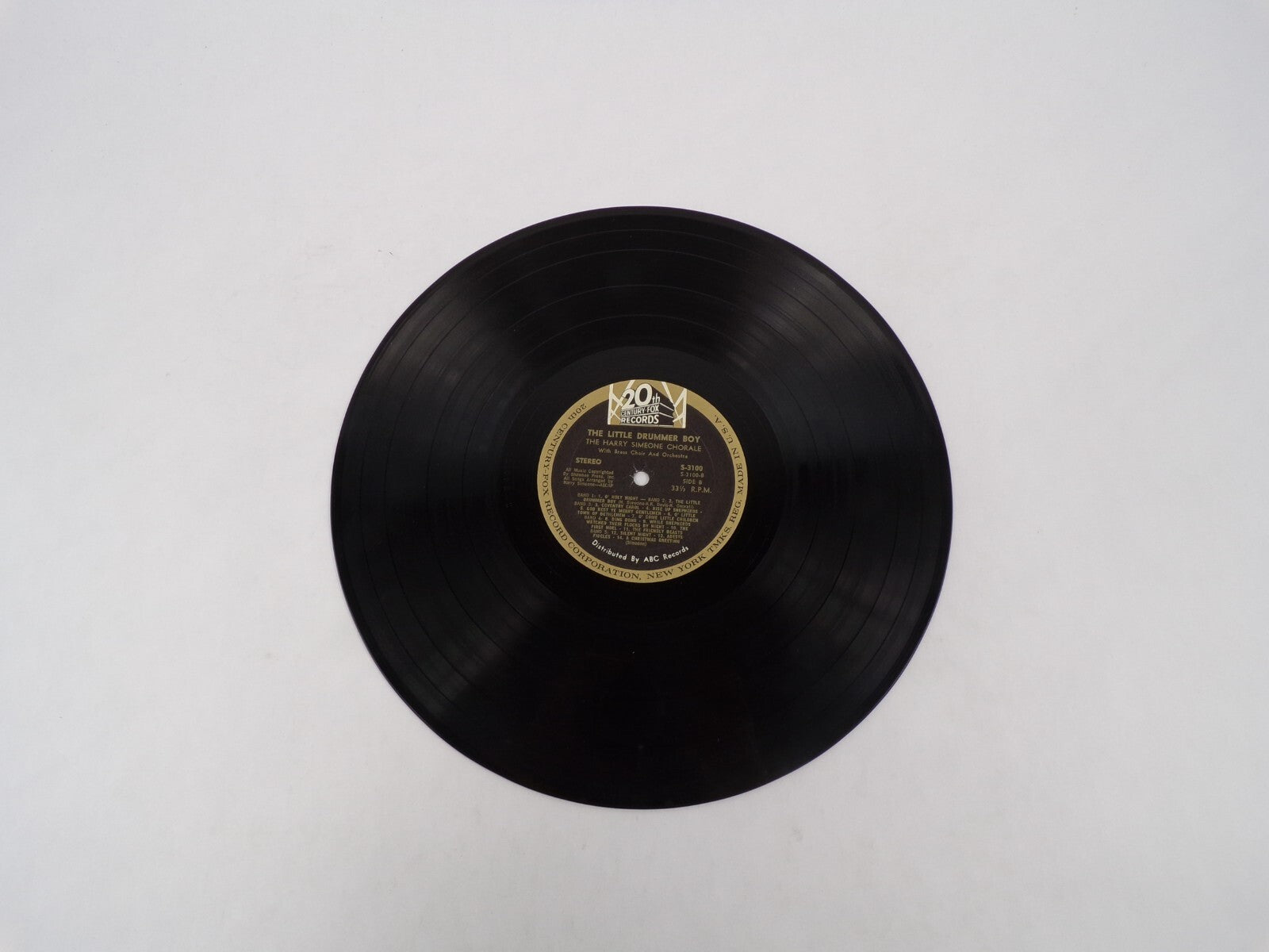 The Little Drummer Boy A Christmas Festival The Harry Simeone ChoaleVinyl Record