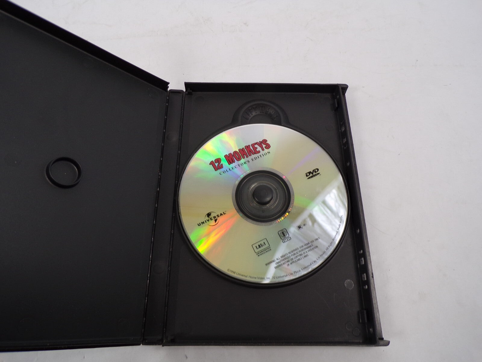 12 Monkeys The Future is History Bruce Willis Madeleine Stowe Bradpit DVD Movies