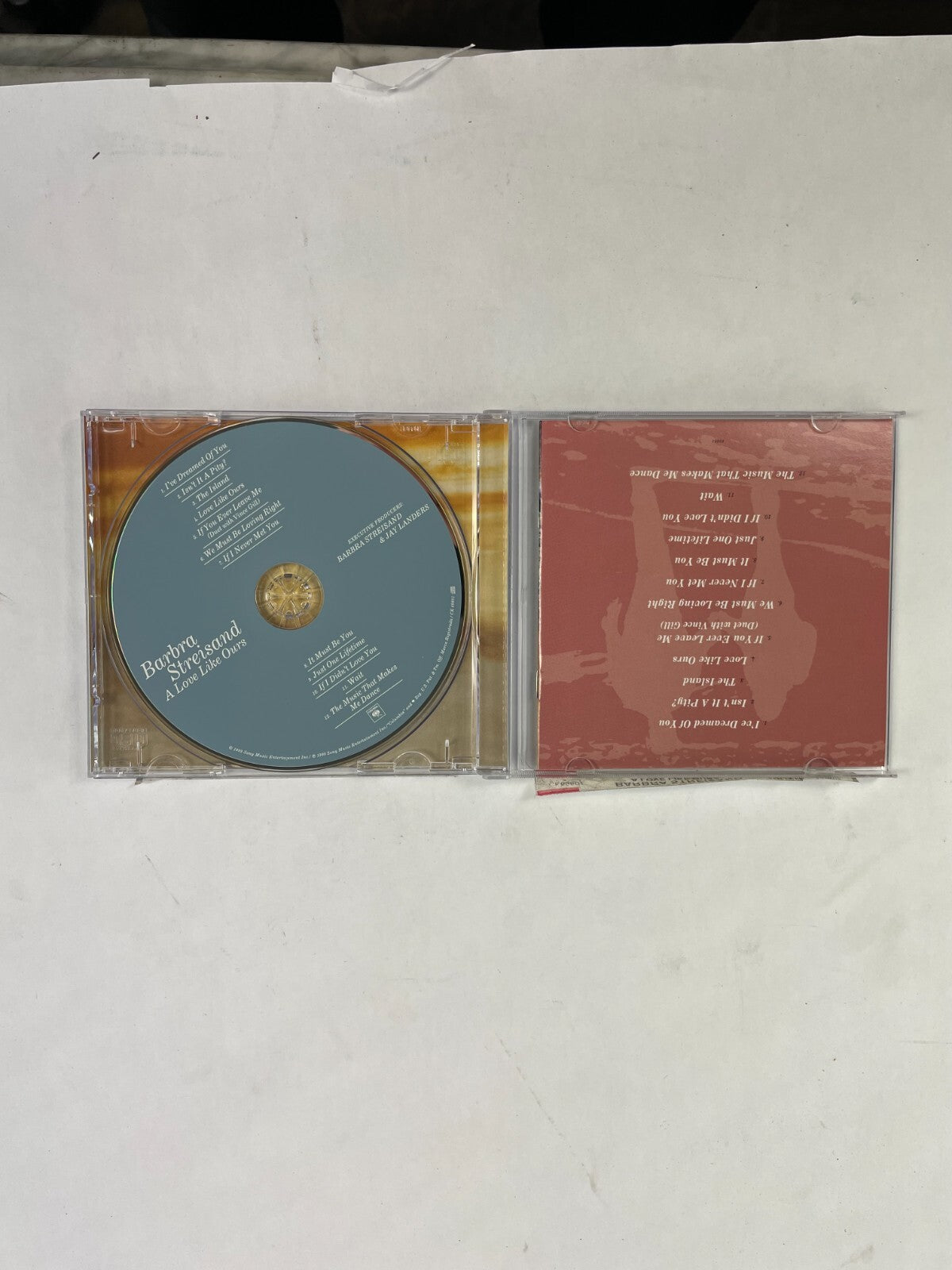 Barbra Streisand A Love Like Ours I've Dreamed Of You Isn't It A Pity? The CD#72