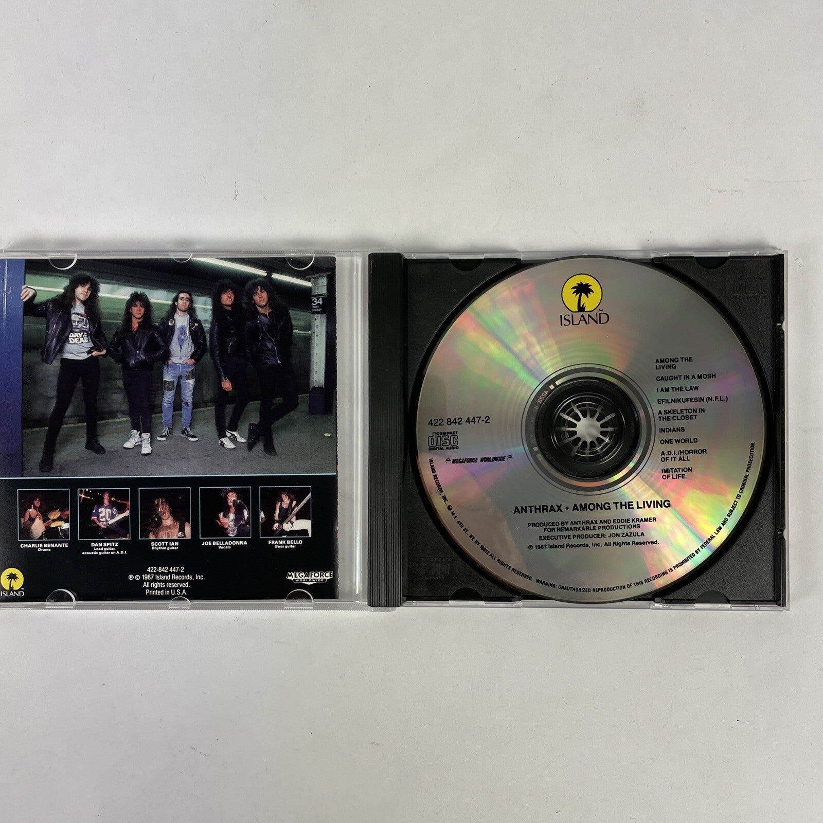 Anthrax - Among The living (1982) CD  #23