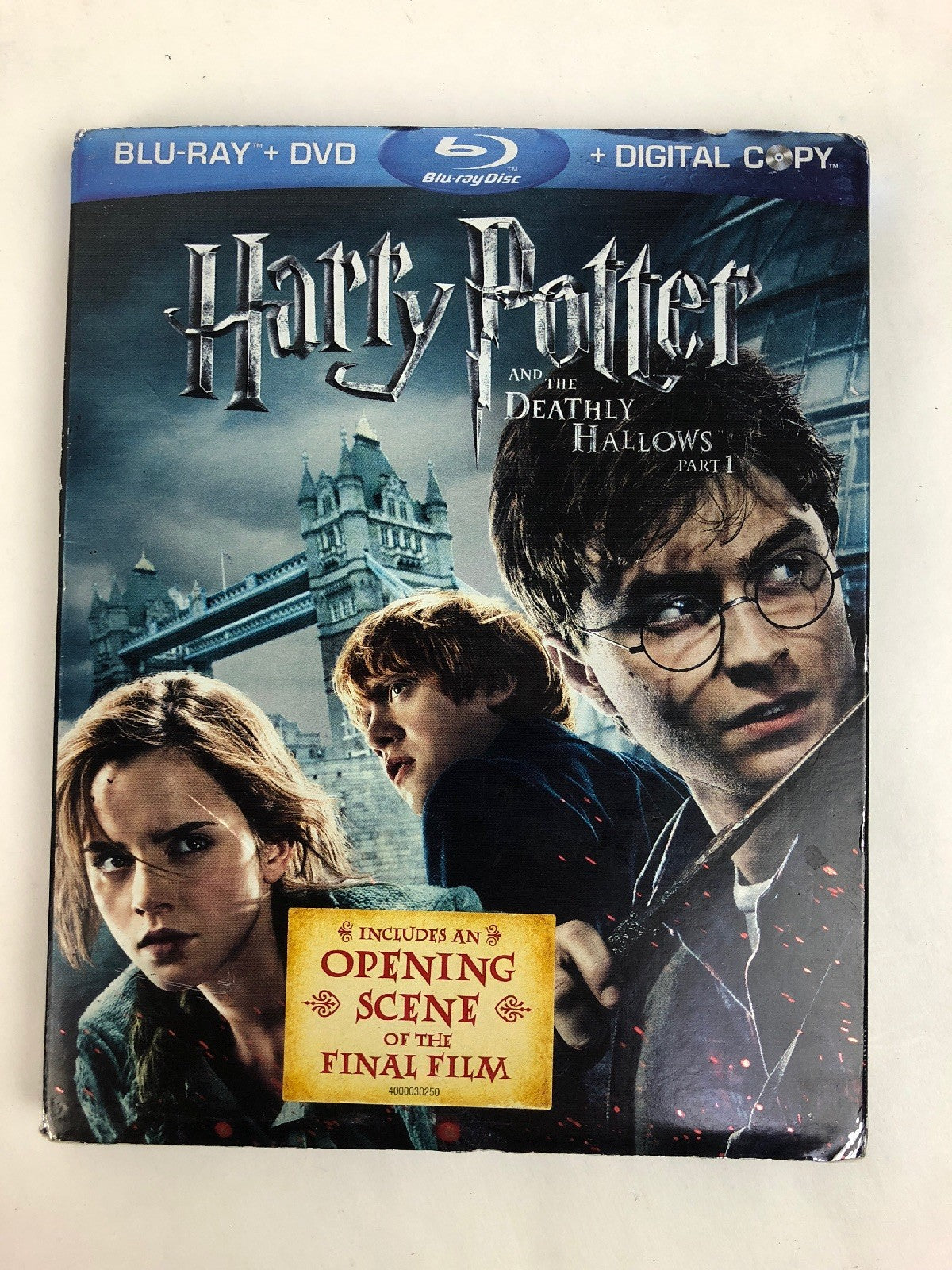 Harry Potter and the Deathly Hallows: Part I (Blu-ray/DVD, 2011, 3-Disc Set)