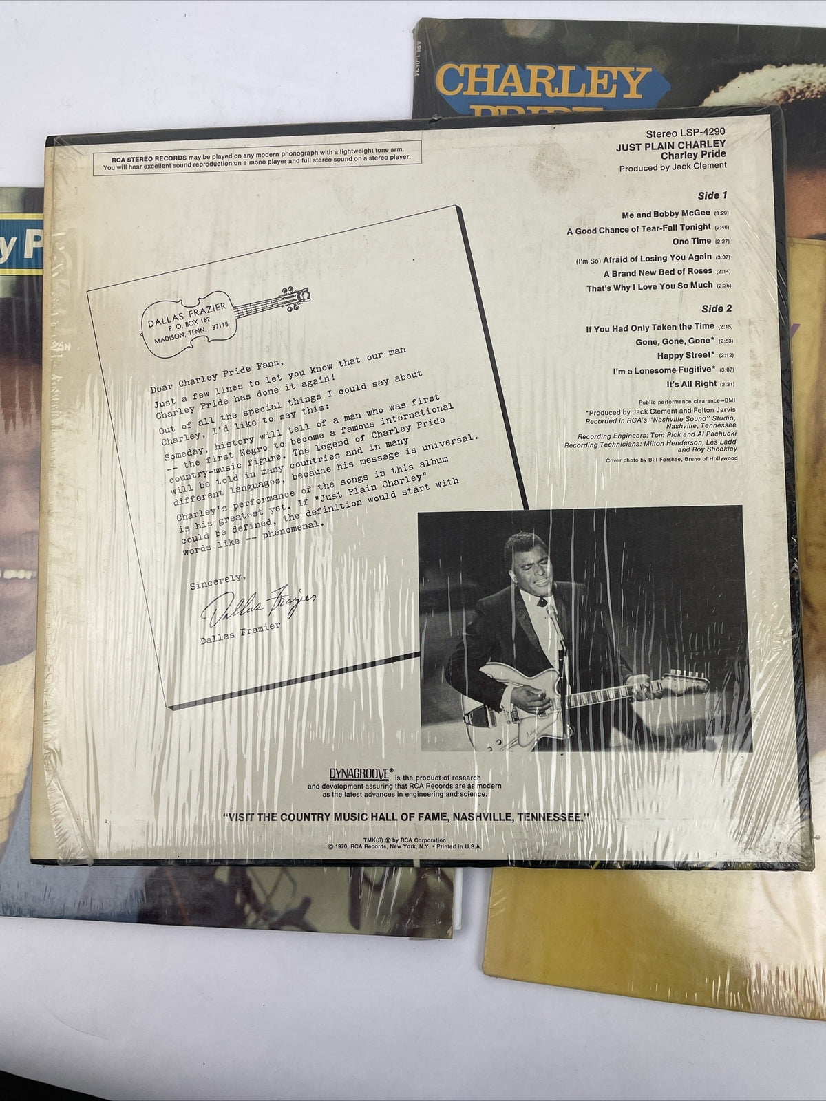 Charlie Pride LOT of 5 RCA LP Vinyl Albums 1970 / 1971 / 1972 / 1973 / 1974