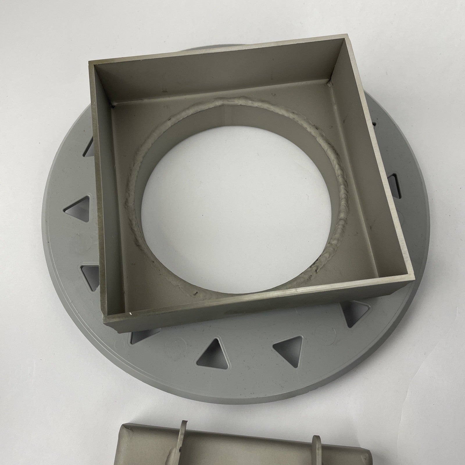 Infinity Drain Premium Center Drain 4” x 4” Tile Drain Strainer Stainless TBD 15