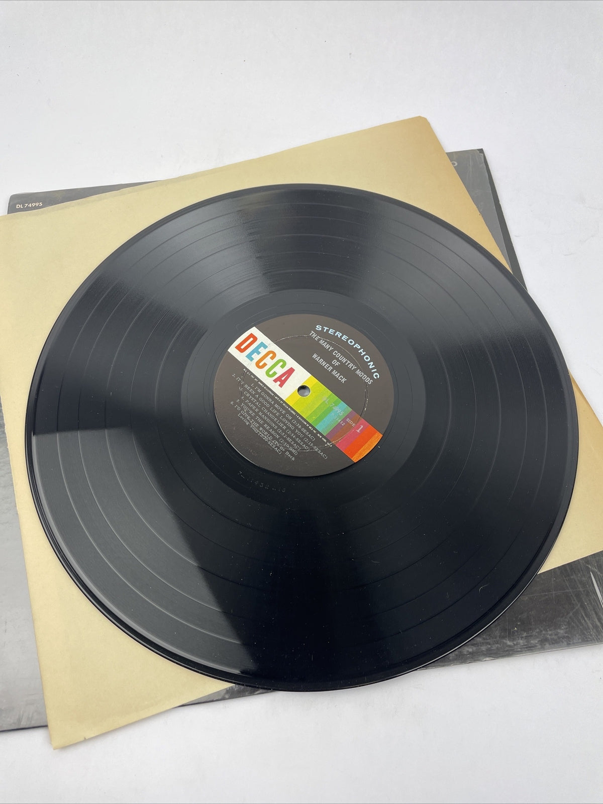 Warner Mack LP Vinyl Record The Many Country Moods of Warner Mack Decca DL75995