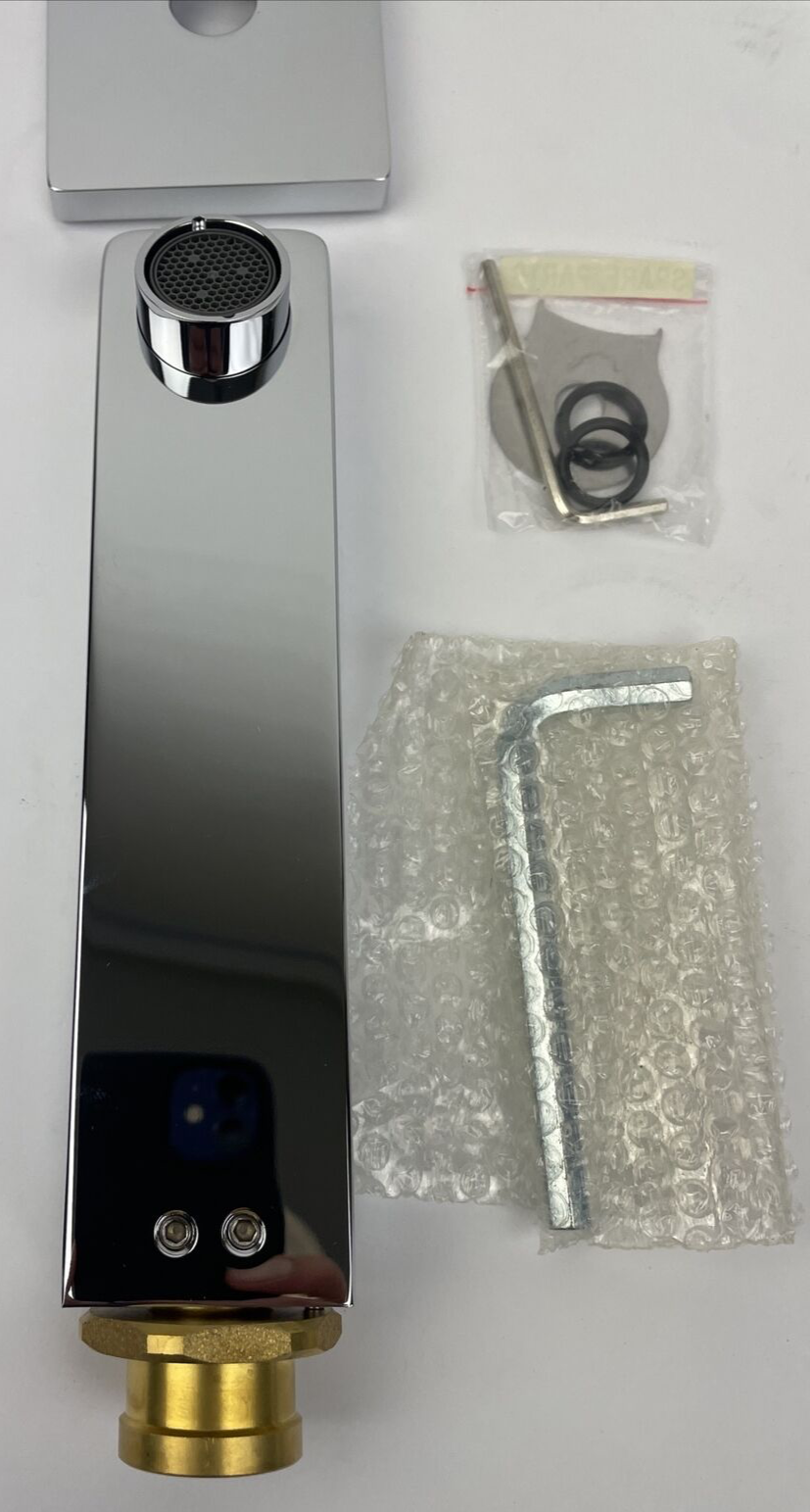 OEM AQUABRASS AB-11832-CHR Polished Chromel Hey Joe Wallmount Tub Spout w Hardwa