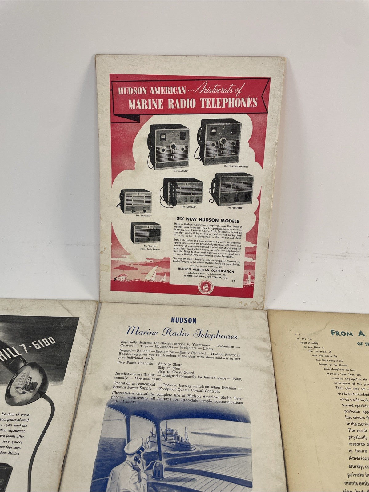 Lot of 8 x The Radio Engineers' Digest 1945 Edition Hudson American Corporation