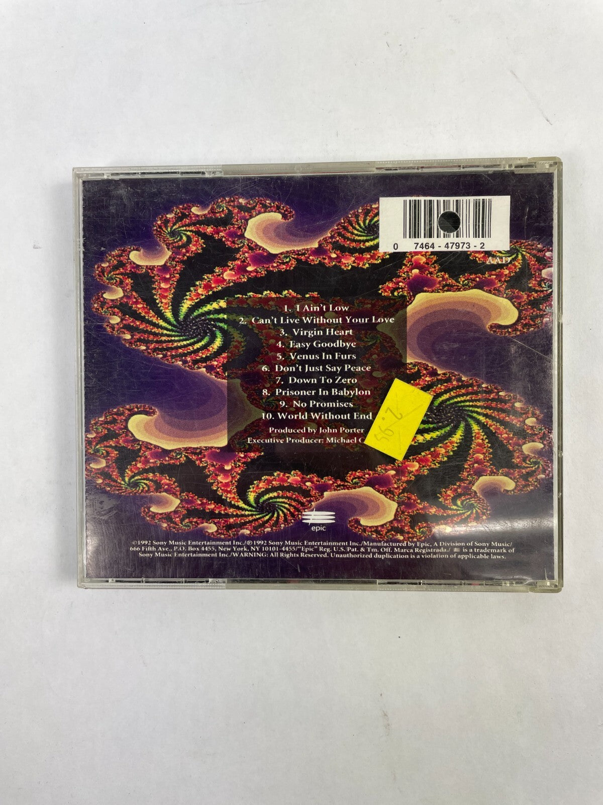 Eye & I I Ain't Low Can't Live Without Your Love Virgin Heart Easy Goodbye CD#72