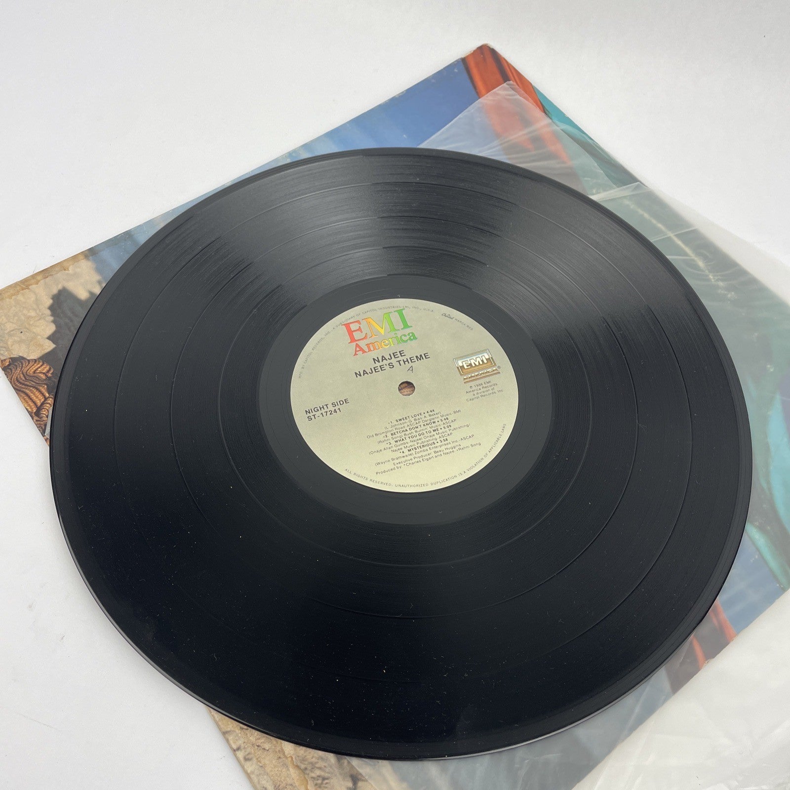 1986 Najee Najee's Theme Vinyl Record LP Album EMI America Records ST-17241 NM