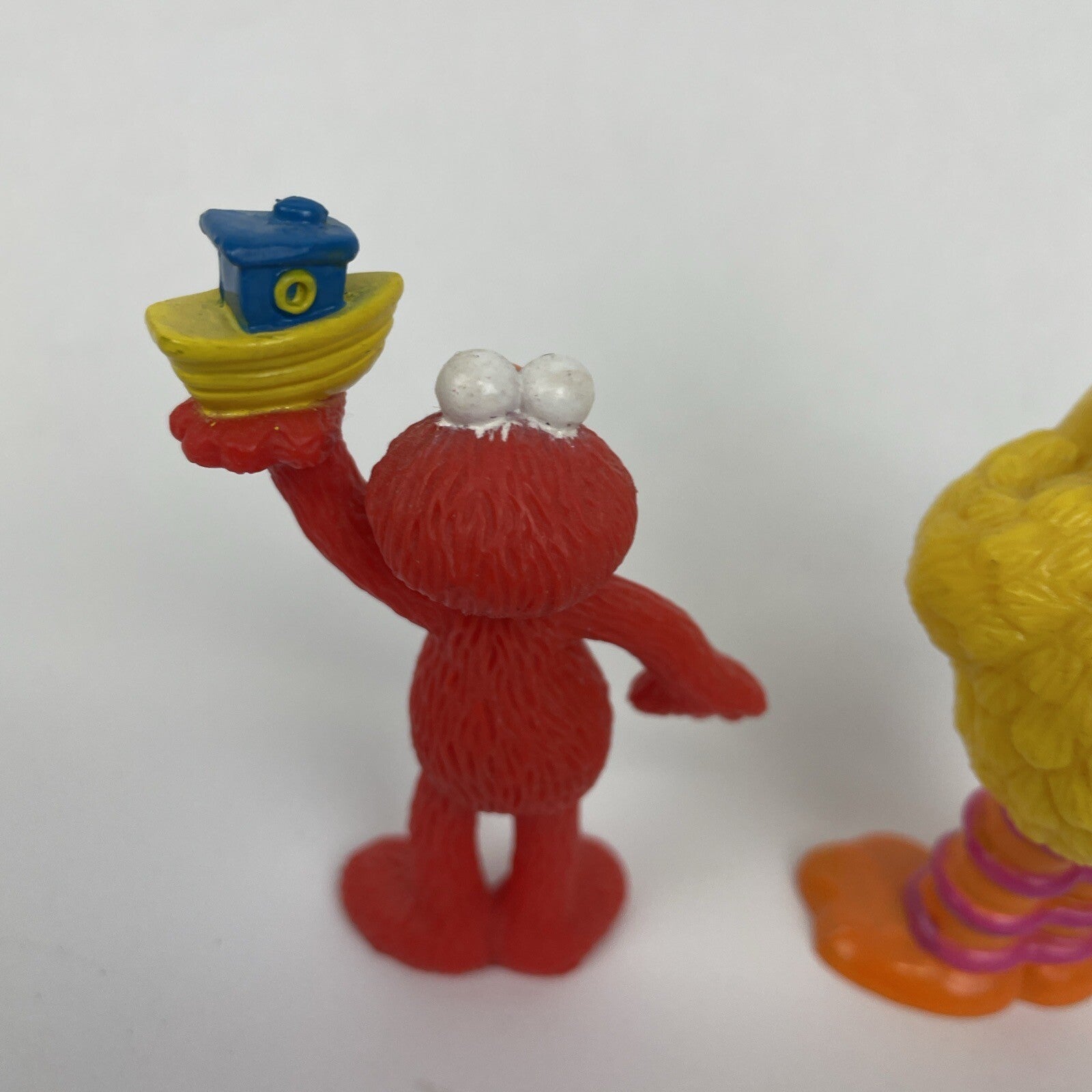 3 x Sesame Street 3” Figures Figurines Cake Topper Elmo Big Bird Cookie Monster